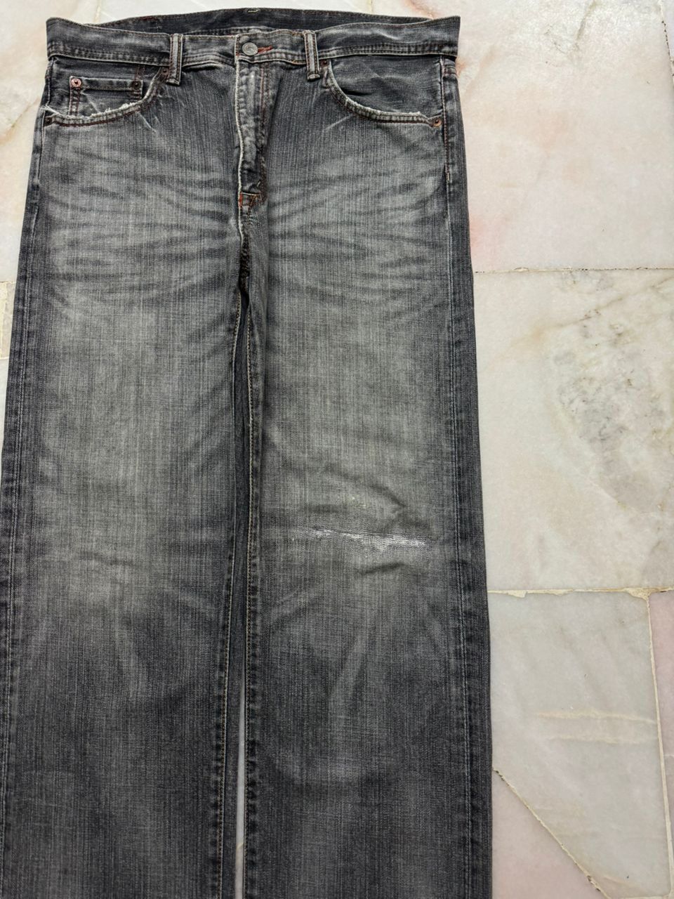 Tornado Mart 💥Insane💥90s Gl Heart Honey Comb Distressed Repaired Insane Size US 33 - 5 Thumbnail