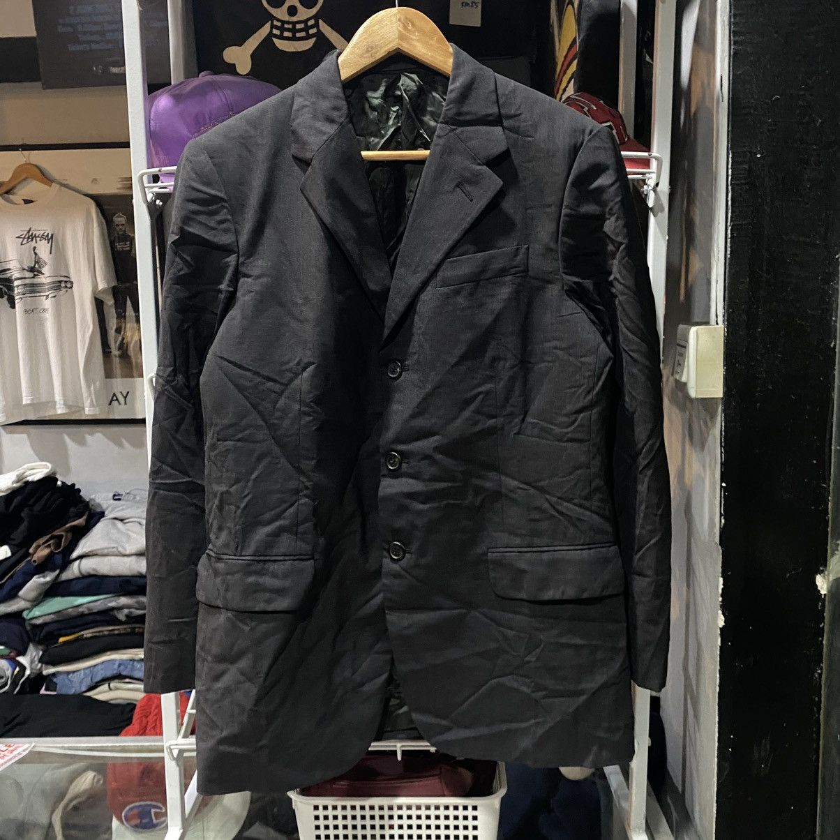Prada Prada plain black blazer like new Size 48R - 1 Thumbnail