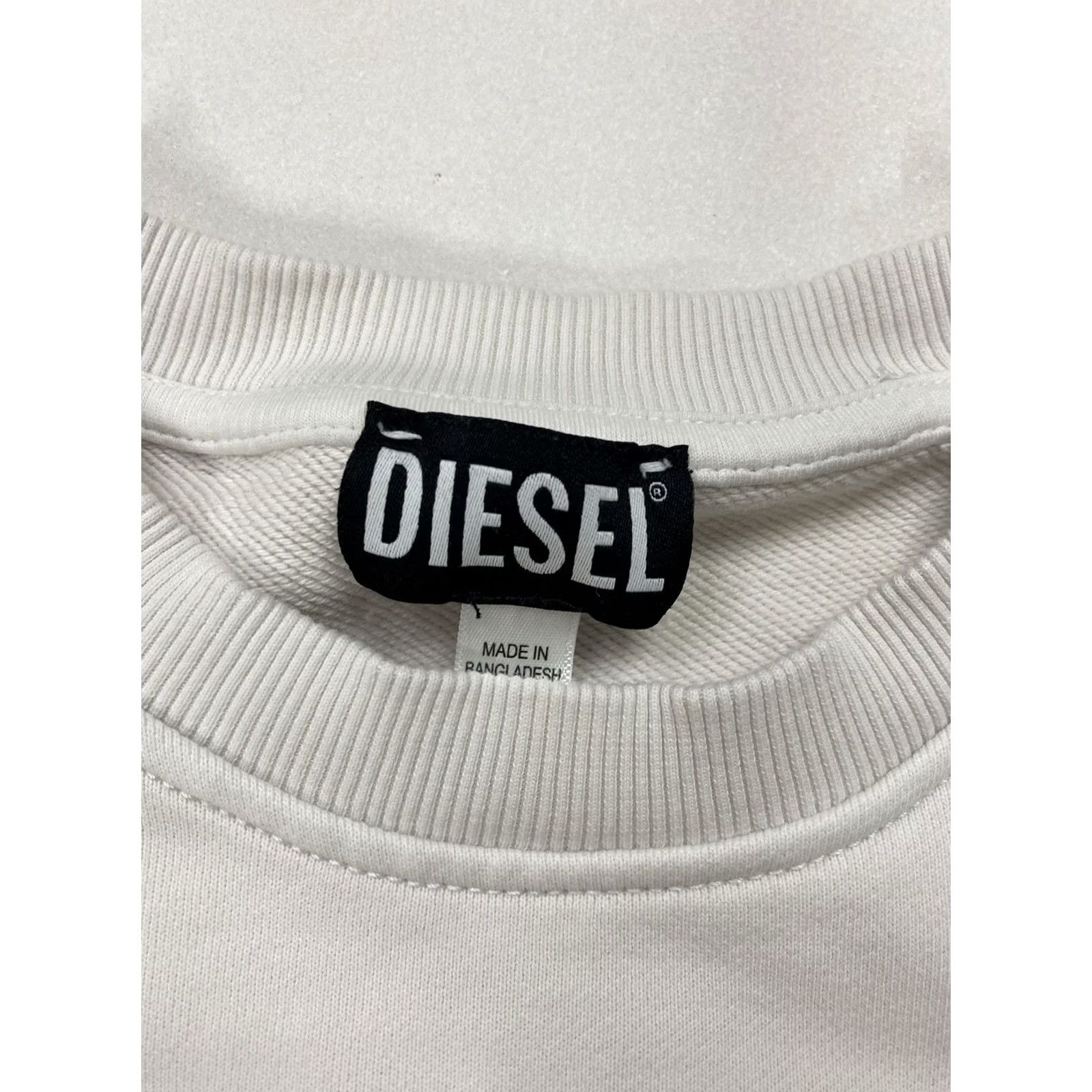 Diesel VINTAGE Diesel Sweatshirt Women Medium White F-Reggy-D-Foil Size M / US 6-8 / IT 42-44 - 5 Thumbnail