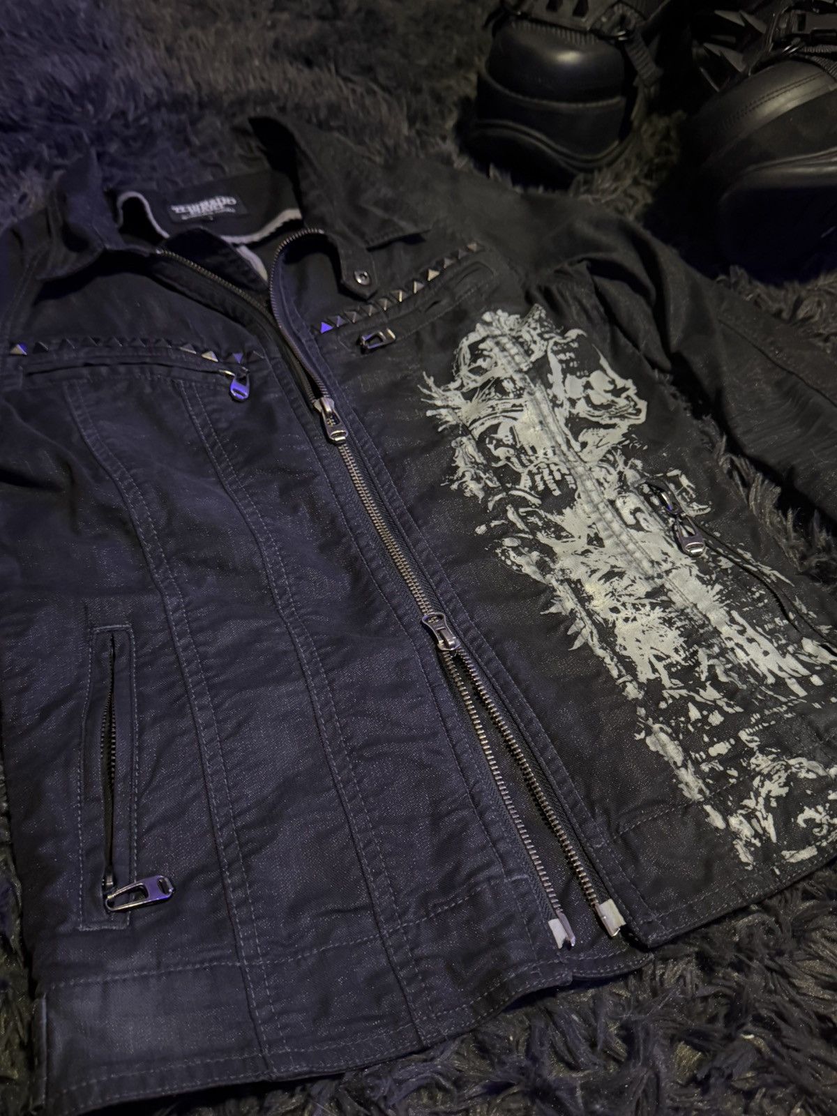 Tornado Mart Tornado Mart 00s Studded Rider Jacket Size US M / EU 48-50 / 2 - 2 Thumbnail
