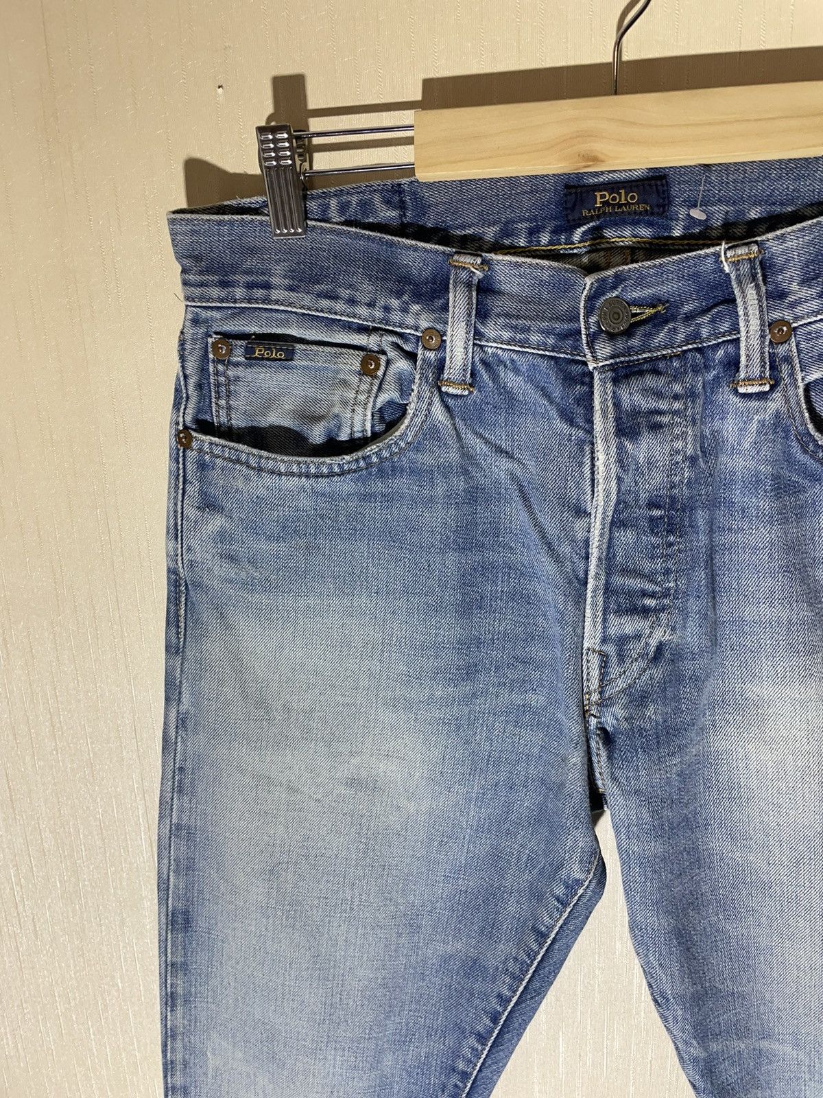 Polo Ralph Lauren × Vintage Polo Ralph Lauren vintage denim jeans Size US 30 / EU 46 - 4 Thumbnail