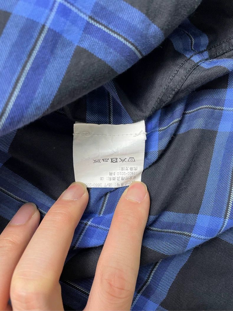 Givenchy Givenchy Size 40Blue Plaid Shirt 2506-Nextarrow Size US M / EU 48-50 / 2 - 4 Thumbnail