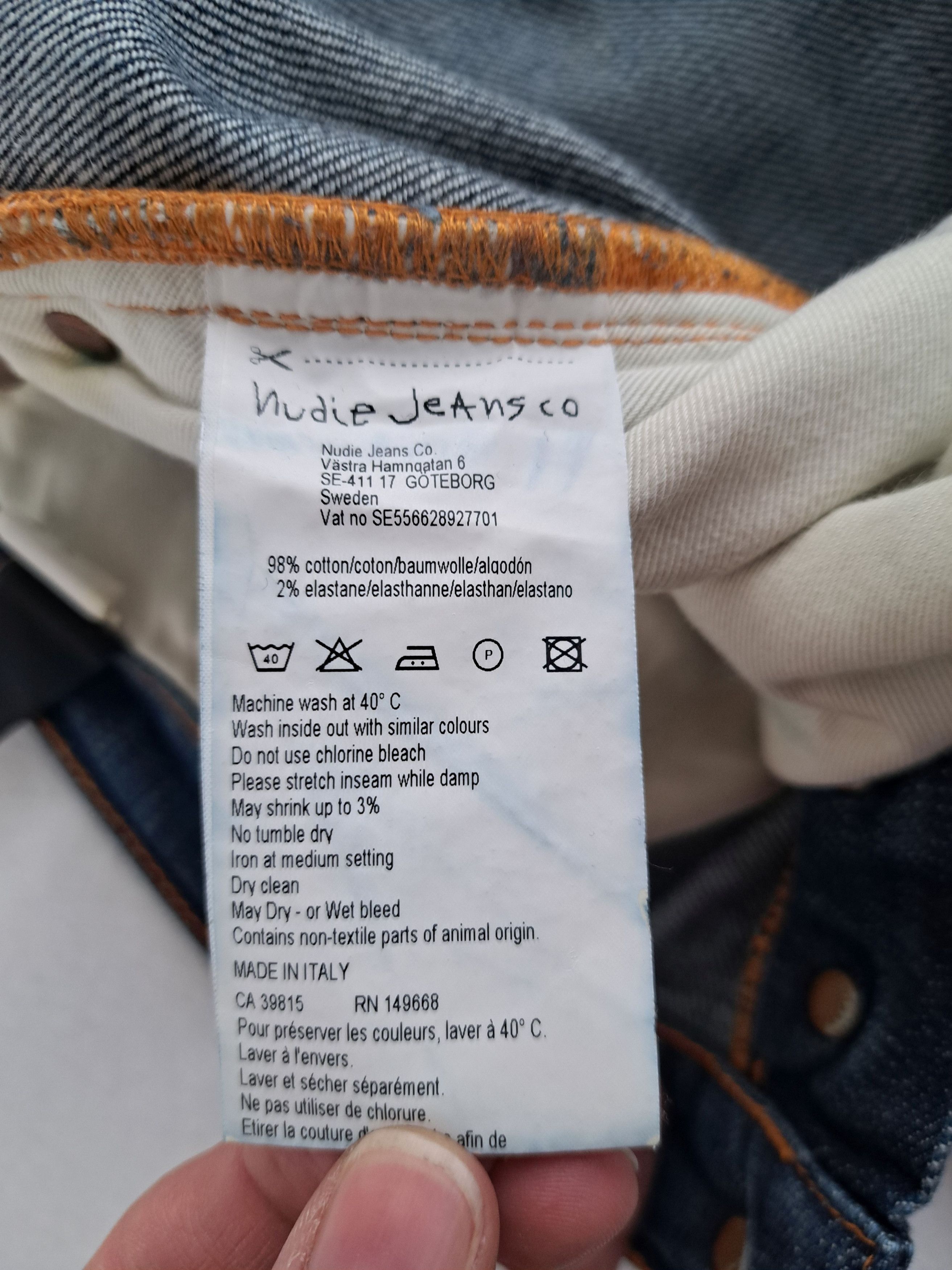 Nudie Jeans GRIM TIM DRY OPEN NAVY (1005119) - Denim Jeans - W32 Size US 32 / EU 48 - 8 Thumbnail