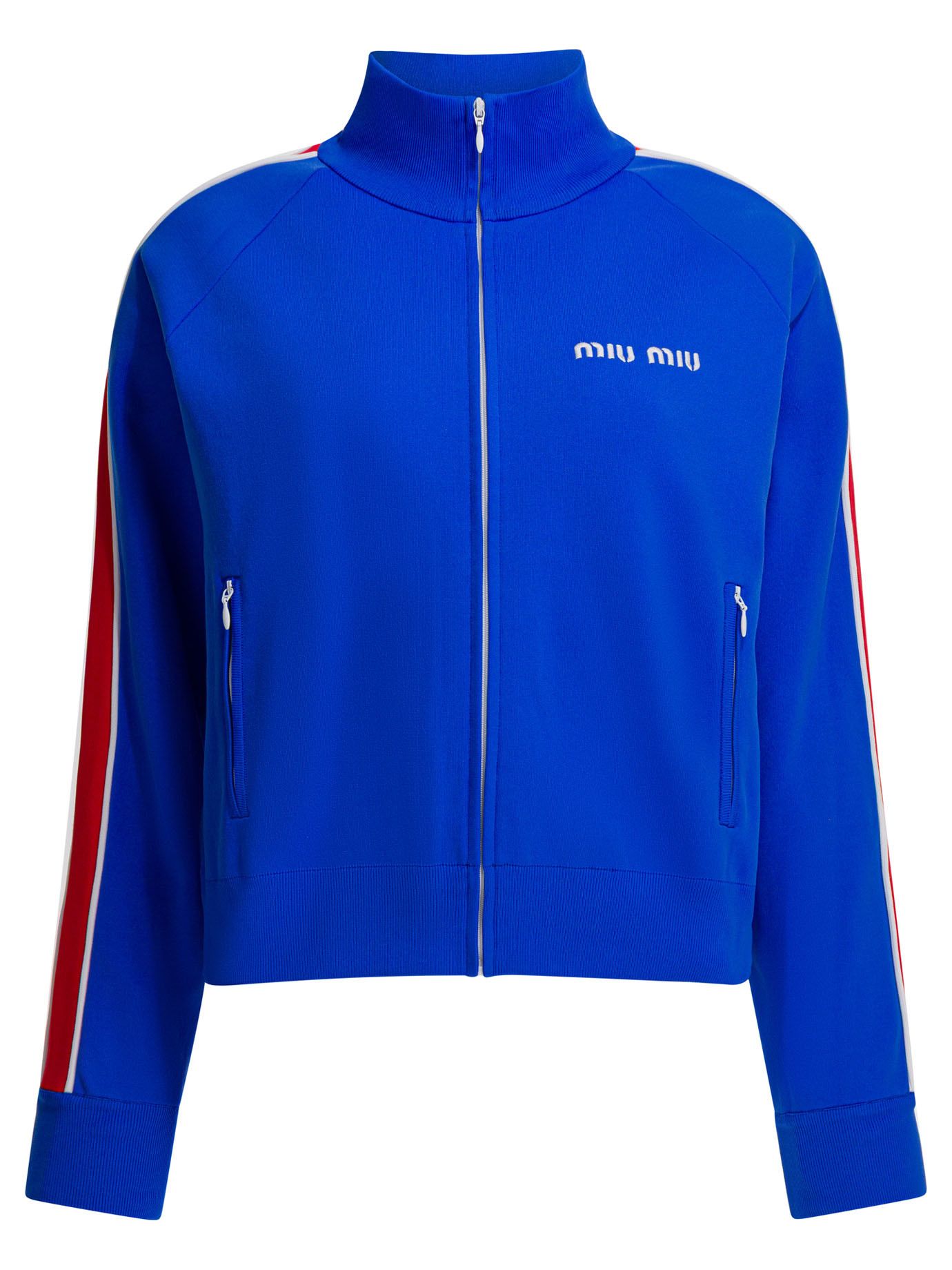 Miu Miu Miu Miu Sweatshirt With Zipper And Logo tag size 42 Women - USA Duties Paid Size M / US 6-8 / IT 42-44 - 1 Thumbnail