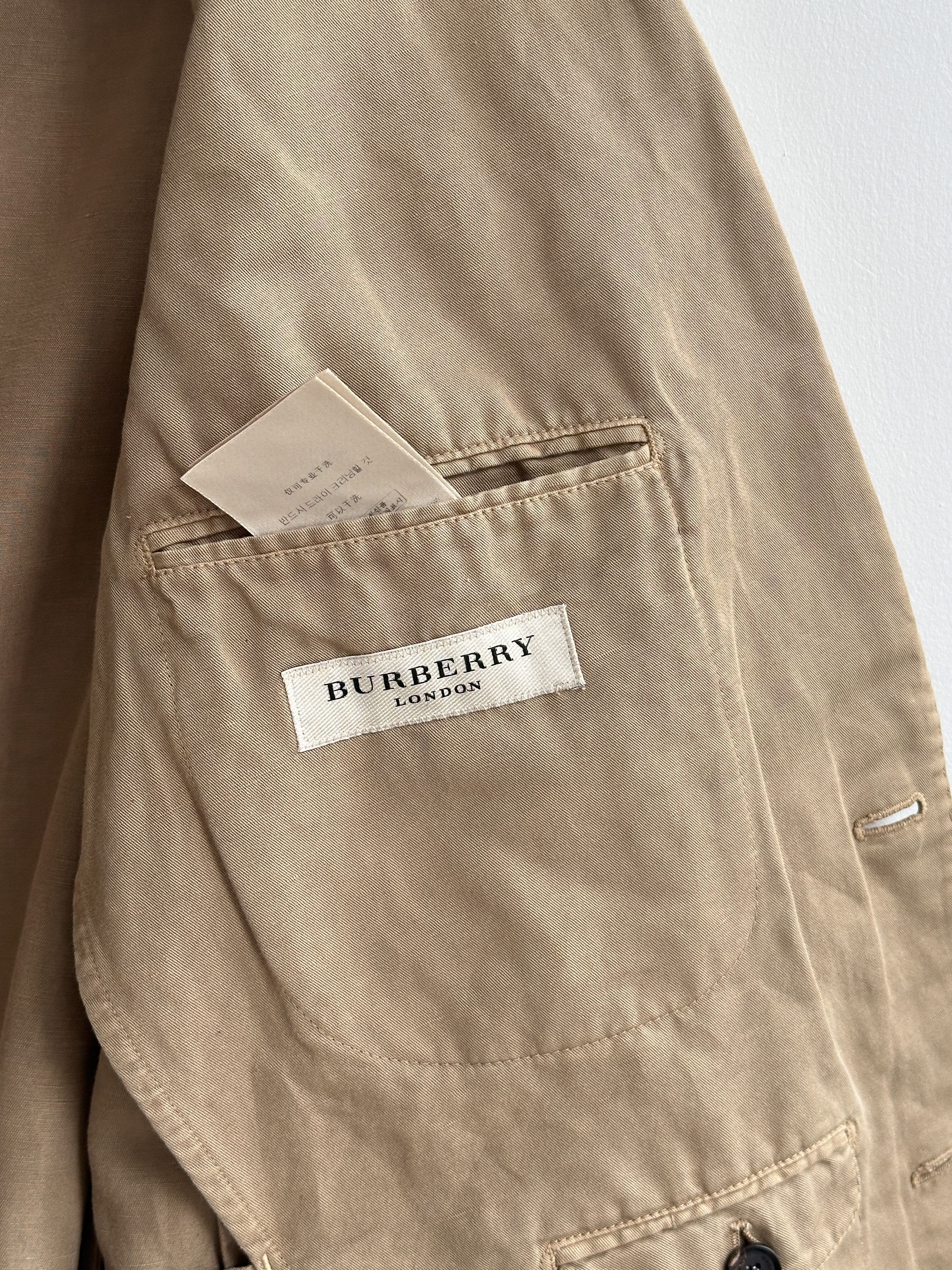 Burberry Burberry Beige Blazer Jacket Size 50R - 9 Thumbnail