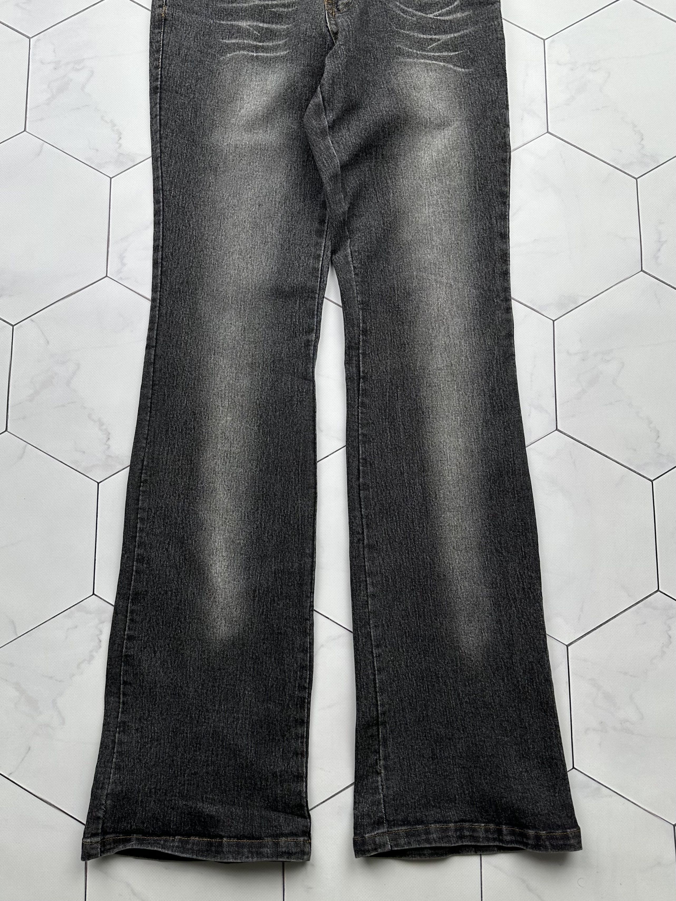 Japanese Brand Vintage Faded Flare Jeans(E2)(B8) Size 26" / US 2 / IT 38 - 3 Thumbnail