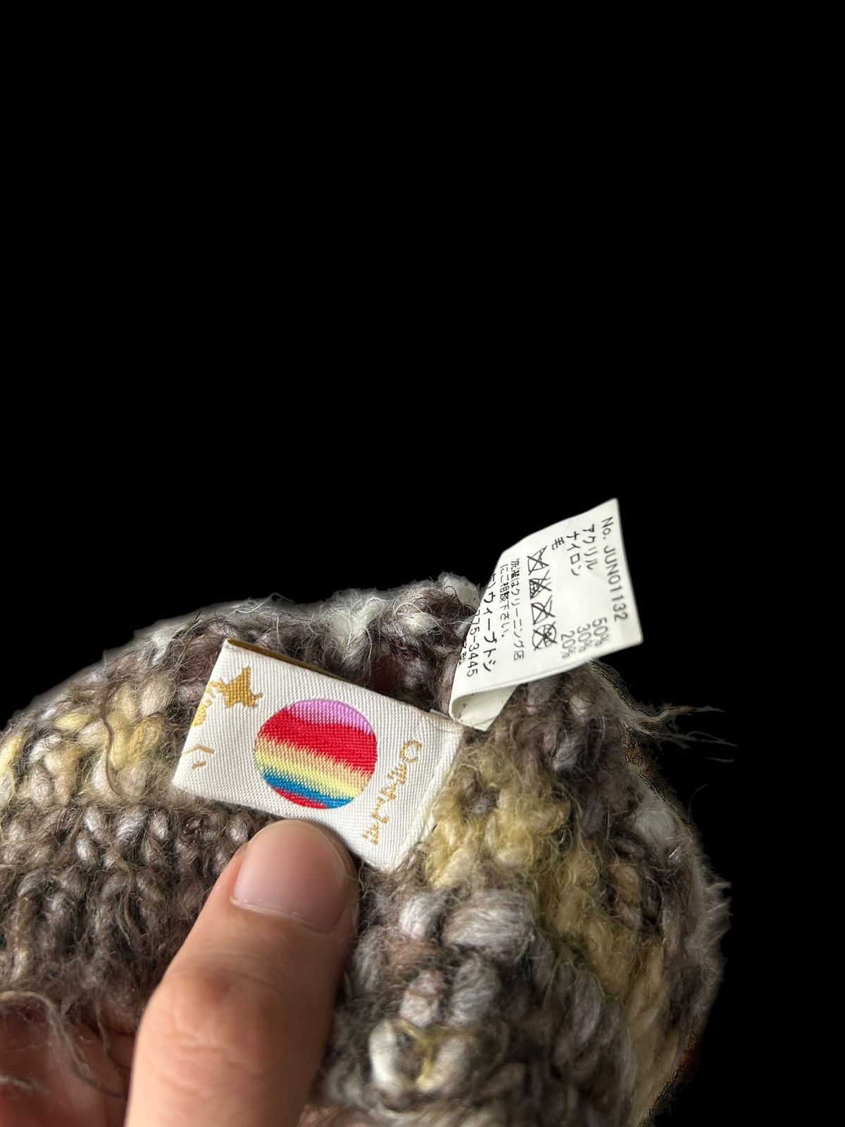 Japanese Brand × Kapital × Vintage CA4LA x Weave Toshi Knitted Fur Hairy Made in Italy Hats Size ONE SIZE - 5 Thumbnail