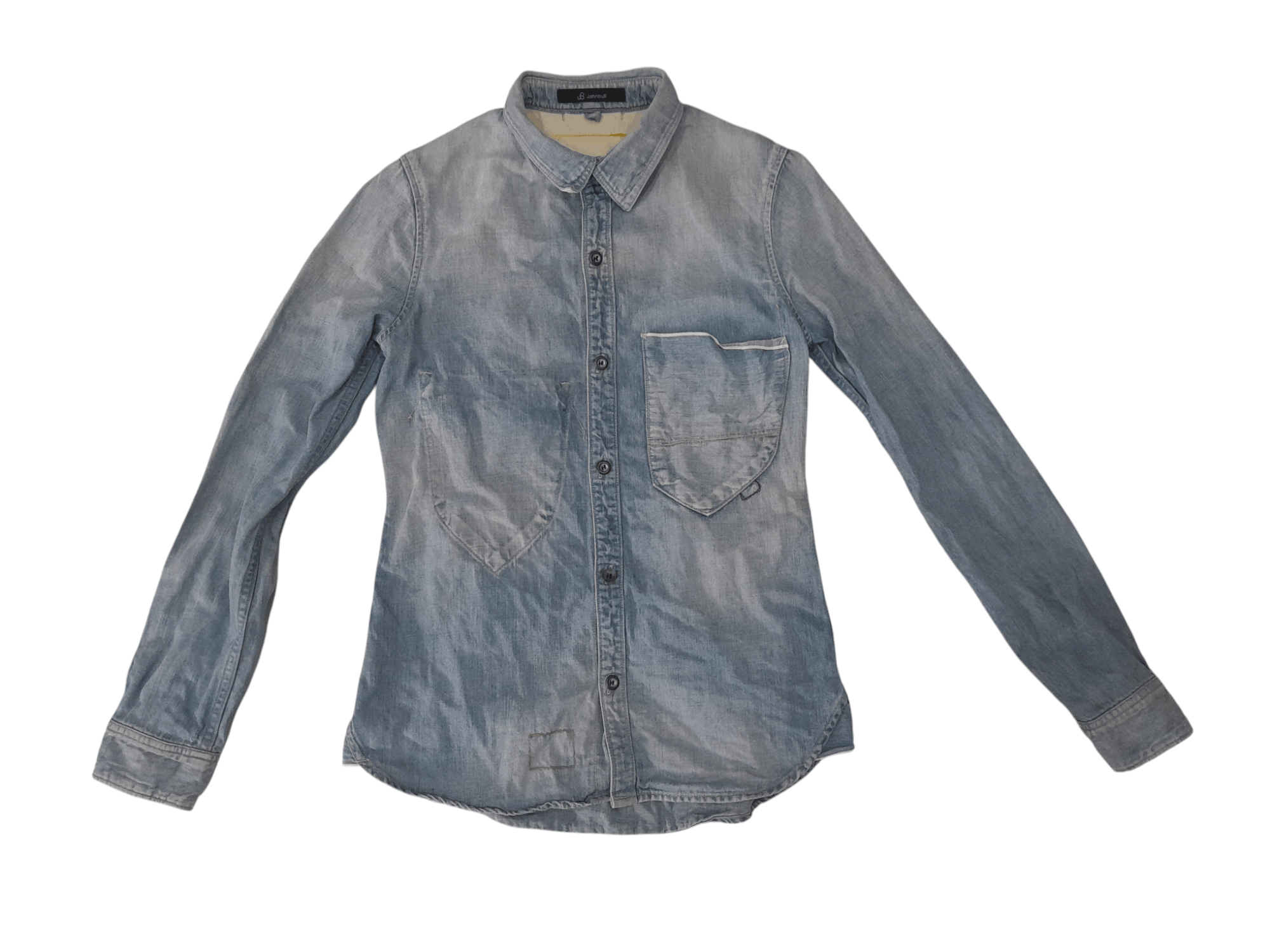 Johnbull Johnbull Shunsuke Niwa Selvedge Japan Buffalo Shirt (F446) Size US S / EU 44-46 / 1 - 1 Thumbnail