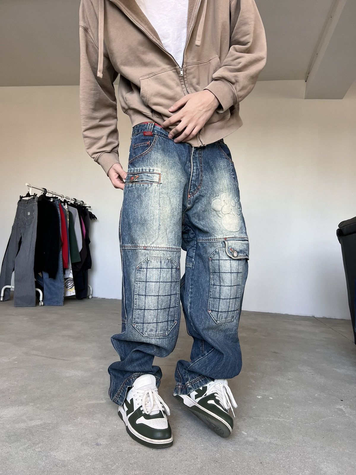 JNCO Vintage Bullrot Baggy Jeans Y2K Size US 32 / EU 48 - 3 Thumbnail