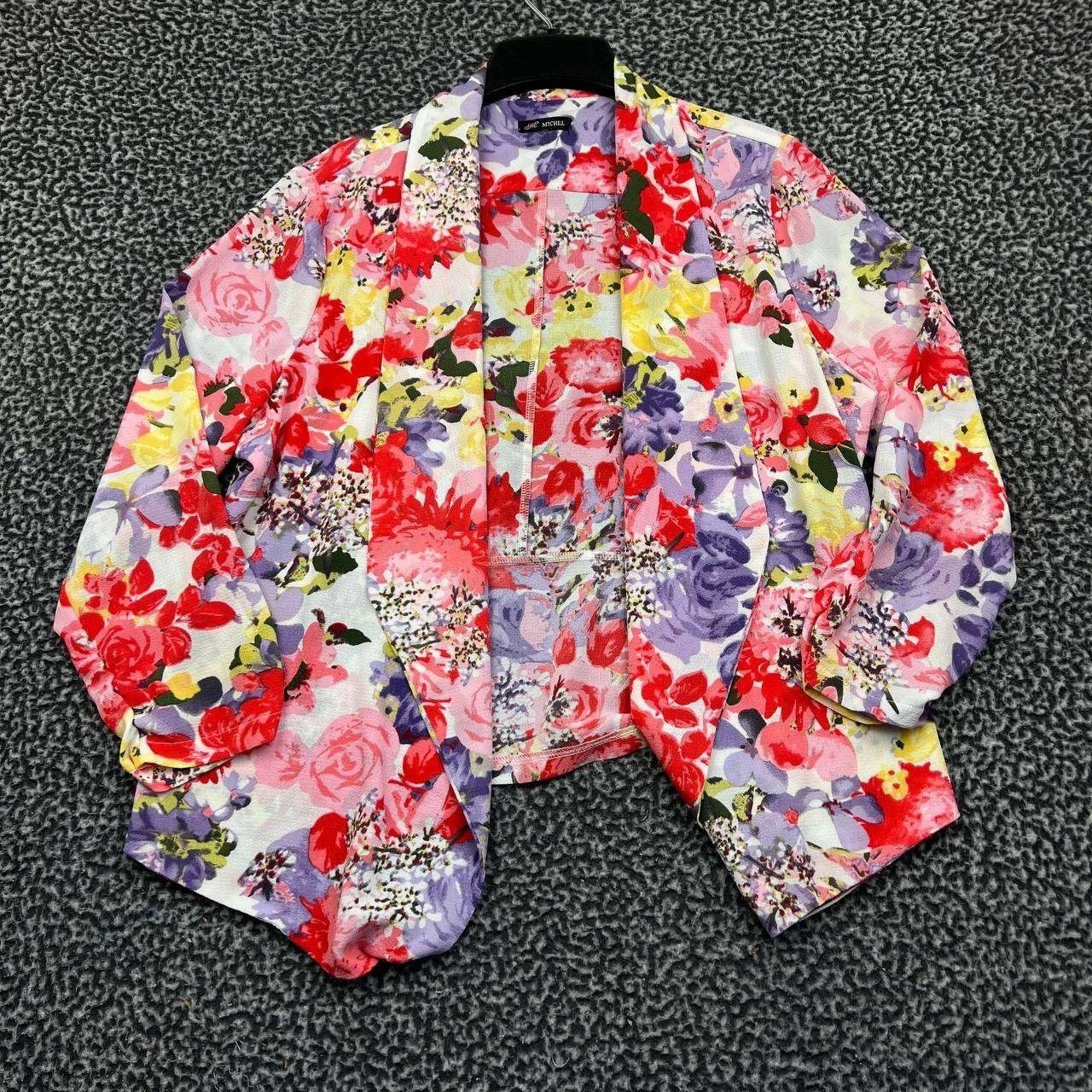 Other Michel Blazer Jacket Women Medium Floral Long Sleeve M Size M / US 6-8 / IT 42-44 - 1 Thumbnail