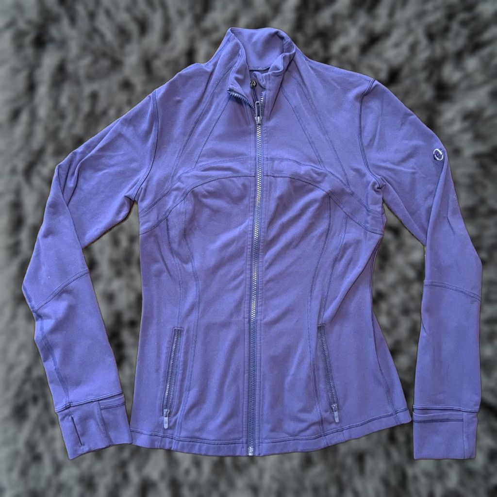 Lululemon Lululemon Define Jacket Purple Activewear Oakmont Club OCC LW4AWLS Size 10 Zip Size L / US 10 / IT 46 - 1 Thumbnail