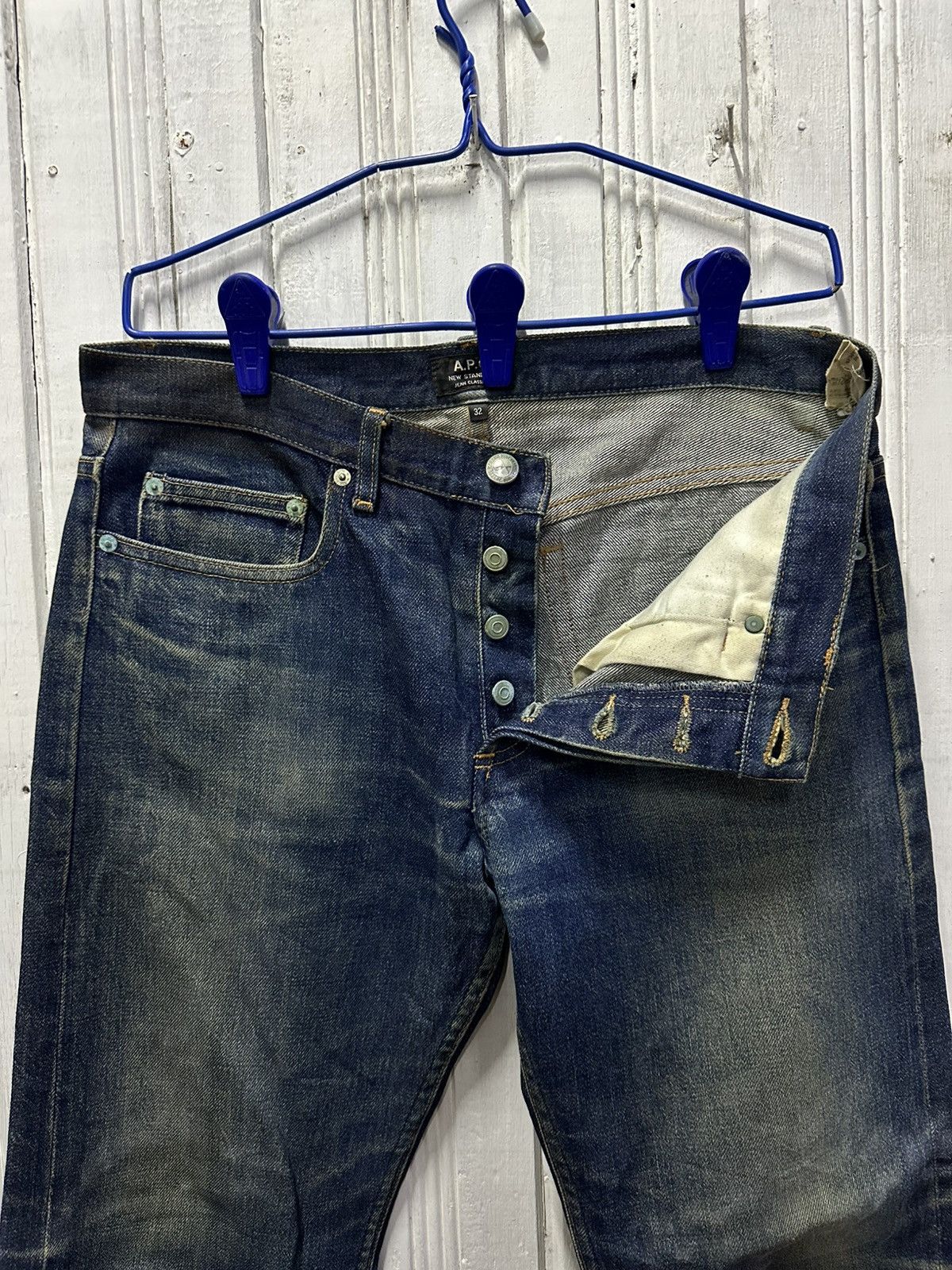 A.P.C. A.P.C. Raw Selvedge Denim Jeans Pants W32 Size US 32 / EU 48 - 9 Thumbnail