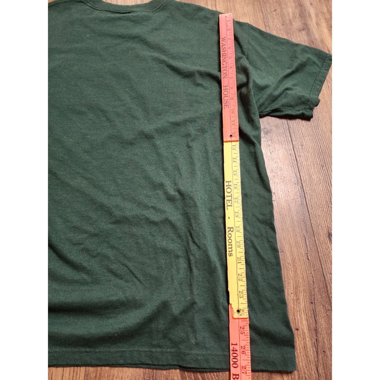 Fruit Of The Loom VINTAGE Fruit of the Loom T-Shirt Christmas Tree Patchwork Puff Paint Crew Neck Short Sleeve XL Green Mens 1990s Size US XL / EU 56 / 4 - 2 Thumbnail