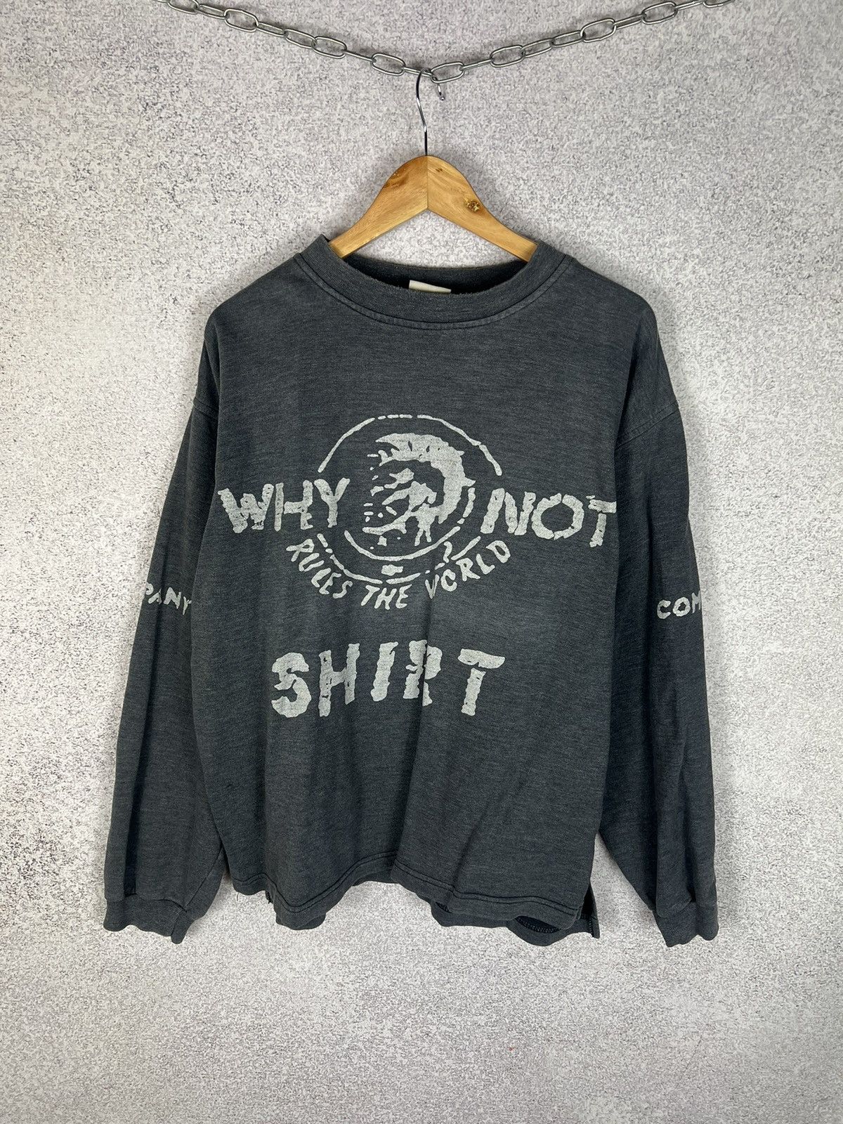 Diesel Vintage Diesel Avant Garde Sweatshirt Big Logo Size US L / EU 52-54 / 3 - 1 Thumbnail