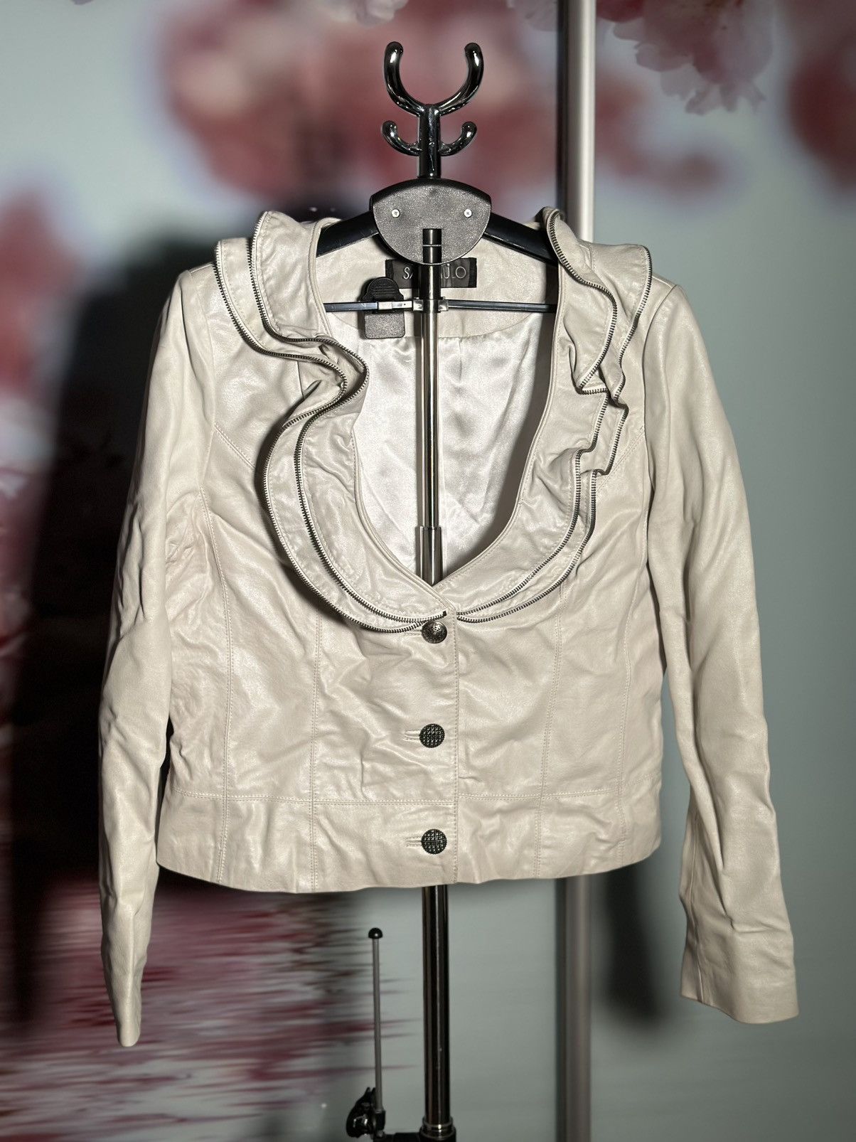 Vintage Sao paulo leather jacket women vintage Size XL / US 12-14 / IT 48-50 - 4 Thumbnail