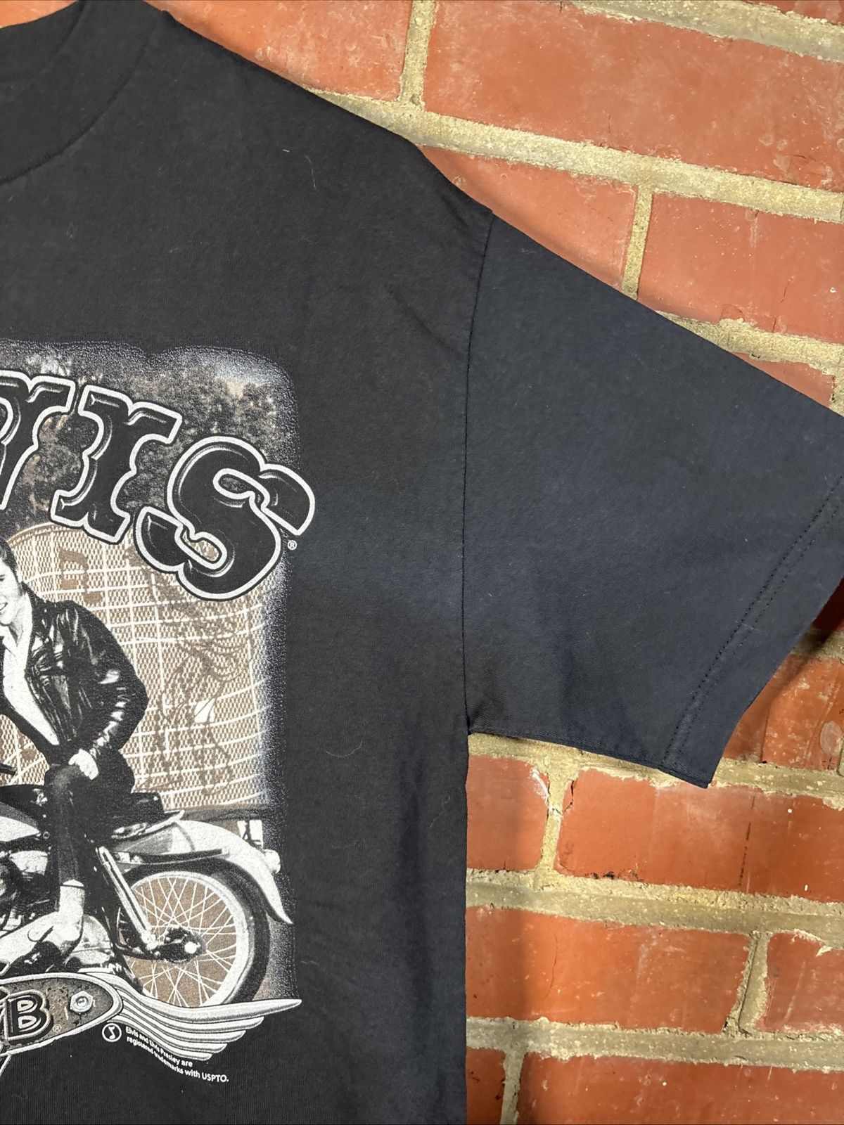 Other Vintage Y2k Elvis Presley TCB Rock N Roll Motorcycle Shirt M Size US M / EU 48-50 / 2 - 4 Thumbnail