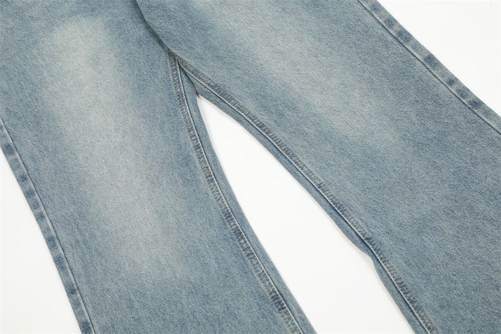 Japanese Brand × Jean Men's trendy punk loose casual distressed washed jeans Size US 32 / EU 48 - 7 Thumbnail