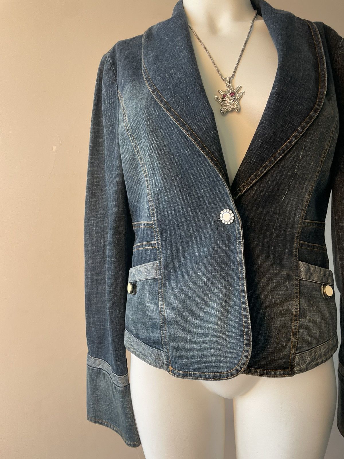 Vintage Park Bravo denim jacket Size XL / US 12-14 / IT 48-50 - 4 Thumbnail