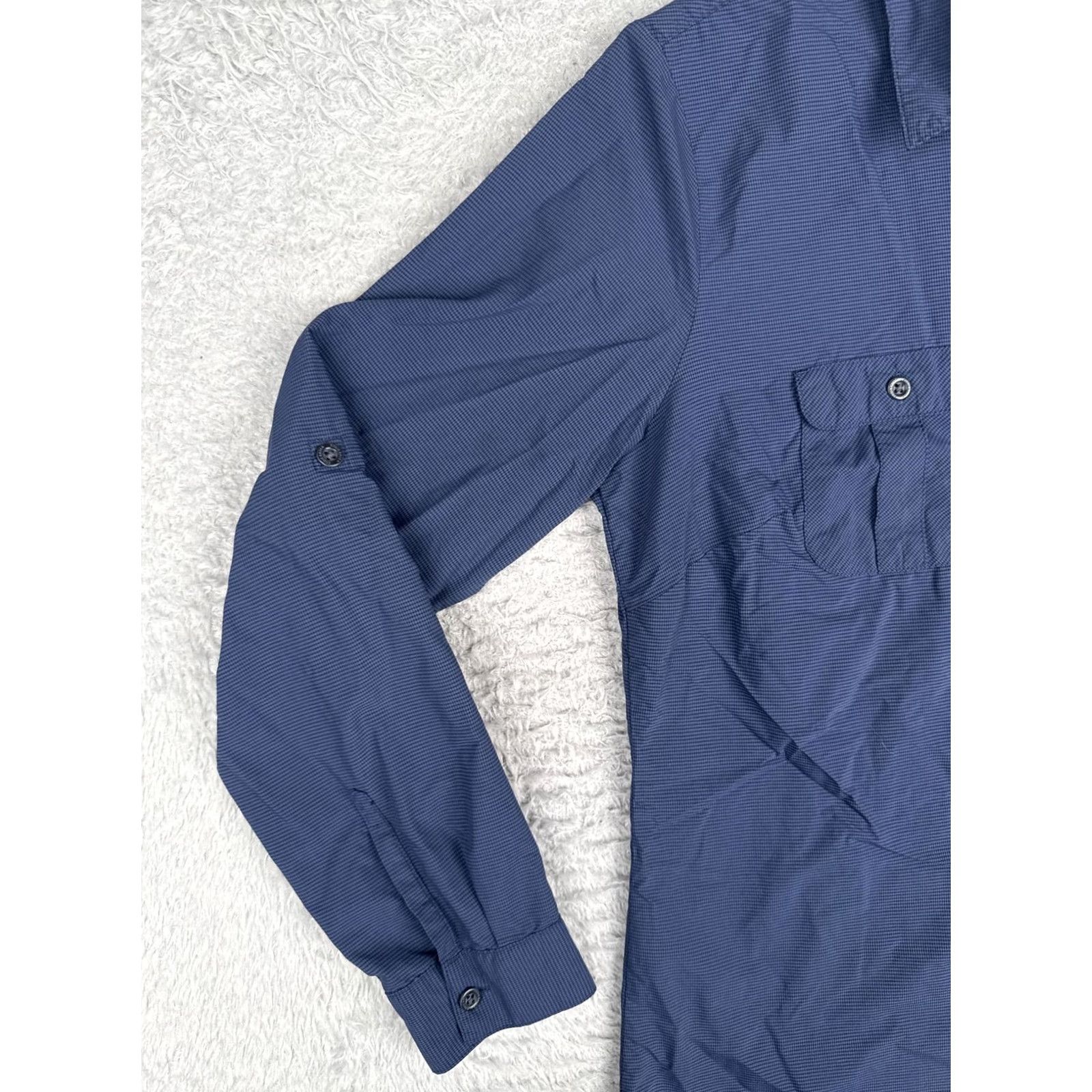Eddie Bauer Eddie Bauer Shirt Womens Medium Blue Long Sleeve Button Front Hiking Outdoor Size M / US 6-8 / IT 42-44 - 3 Thumbnail
