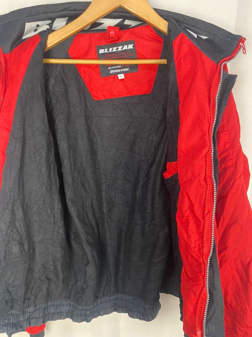 Sports Specialties Blizzak Bridgestone spellout double zipper jacket Size US L / EU 52-54 / 3 - 11 Thumbnail