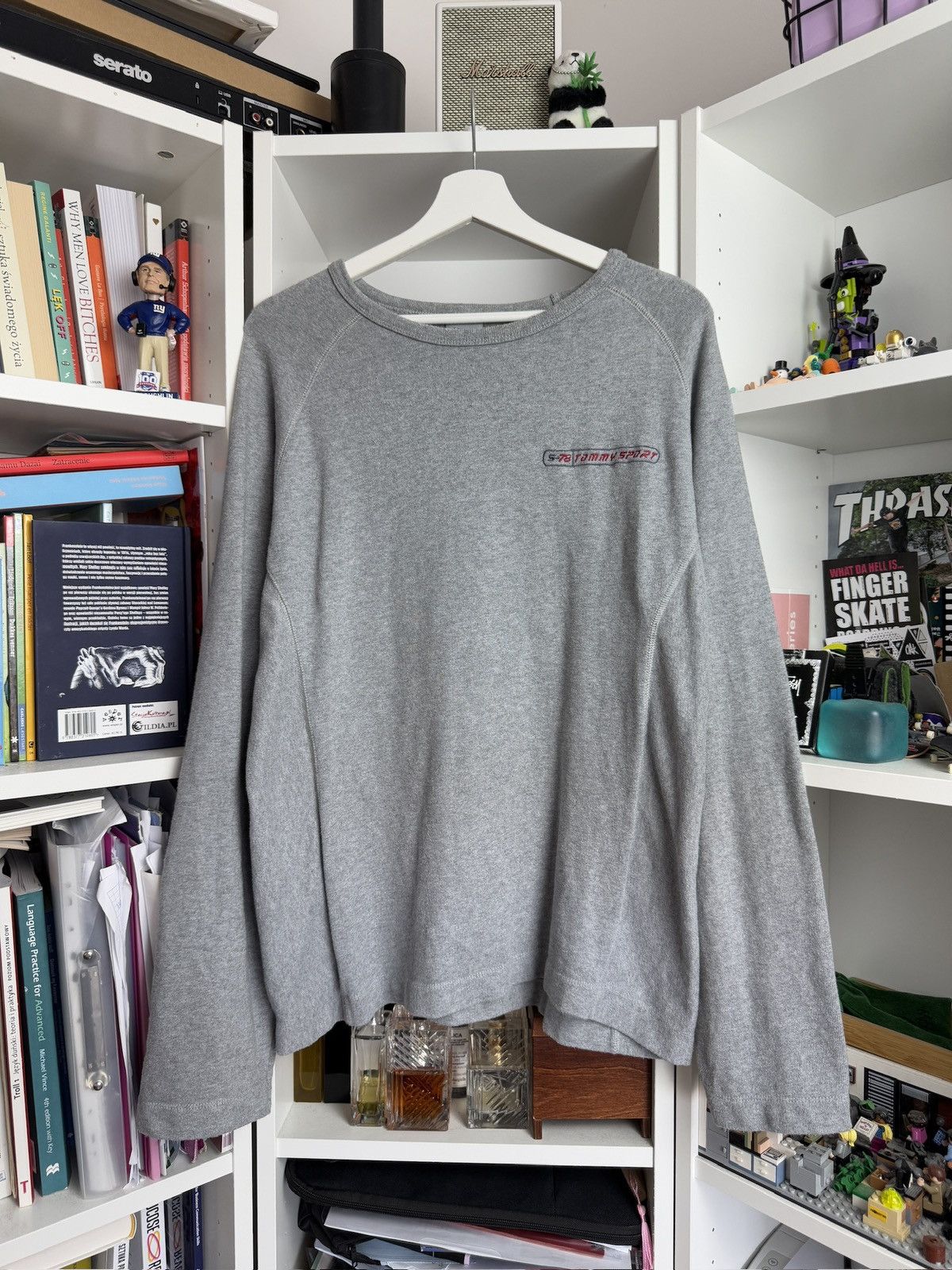 Tommy Hilfiger × Vintage Vintage 90s Tommy Hilfiger sport baggy longsleeve t-shirt XL Size US XL / EU 56 / 4 - 1 Thumbnail