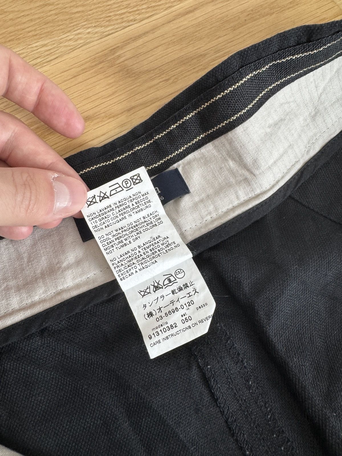 Max Mara ‘S MaxMara wide leg pleated linen trousers pants oversized Size 28" / US 6 / IT 42 - 7 Thumbnail