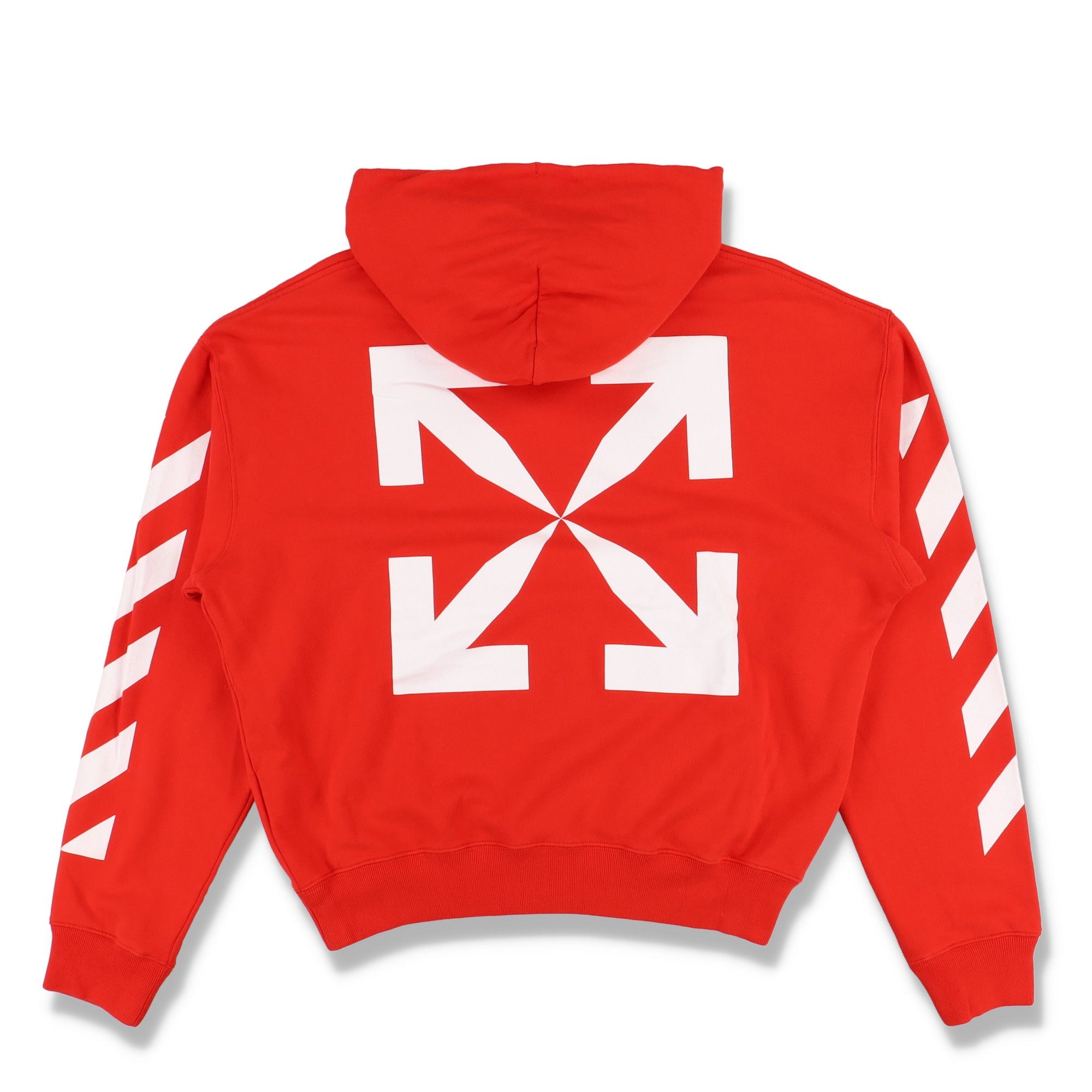 Off-White Red Mona Lisa Arrows Oversized Hoodie Size XXS / US 00 / IT 34 - 8 Thumbnail