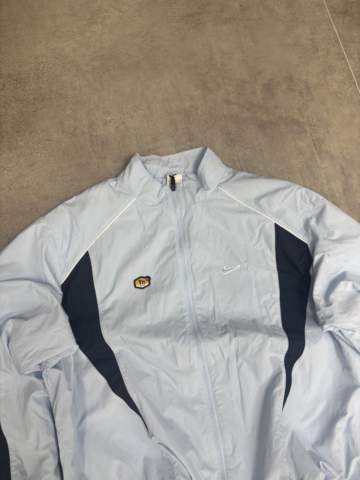 Nike Nike TN sky blue zip windbreaker Size US XL / EU 56 / 4 - 2 Thumbnail