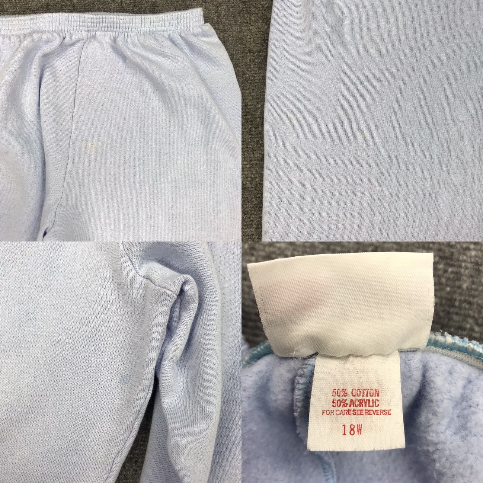 Vintage VINTAGE Bassett Walker Sweatpants Unisex Adults Joggers 90s Blue Size L 31x27 Acrylic Blend Made USA Size US 33 - 8 Thumbnail