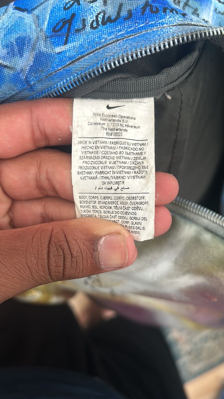 Nike Nike Airmax Custom Painted Backpack Size ONE SIZE - 12 Thumbnail