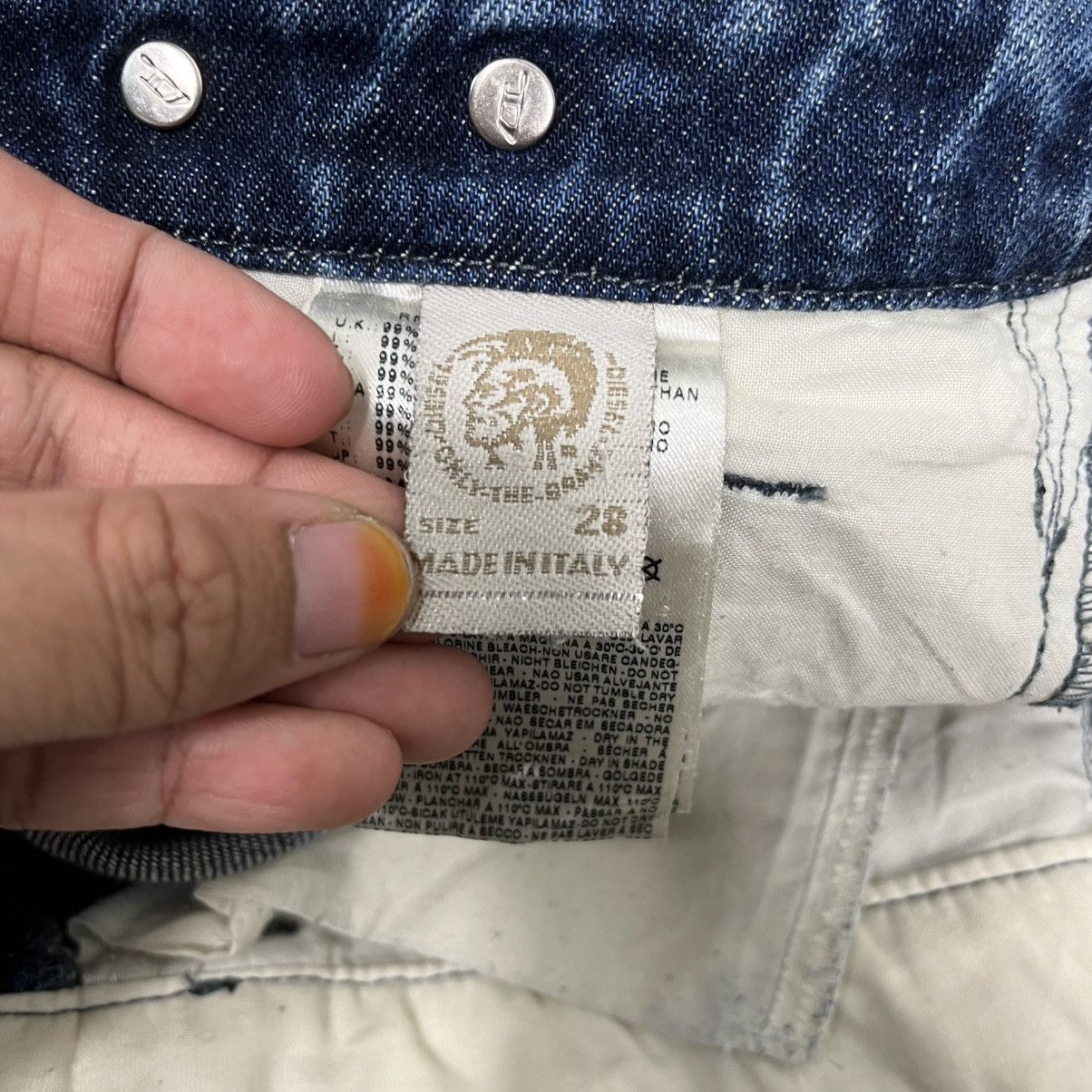 Diesel Vinatge Diesel Utility Distressed Denim Jeans Size US 32 / EU 48 - 12 Thumbnail