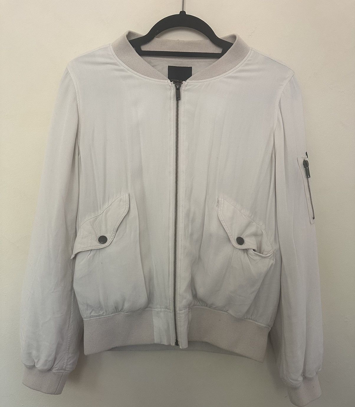 Hysteric Glamour Hysteric Glamour White Zip bomber Size US M / EU 48-50 / 2 - 1 Thumbnail