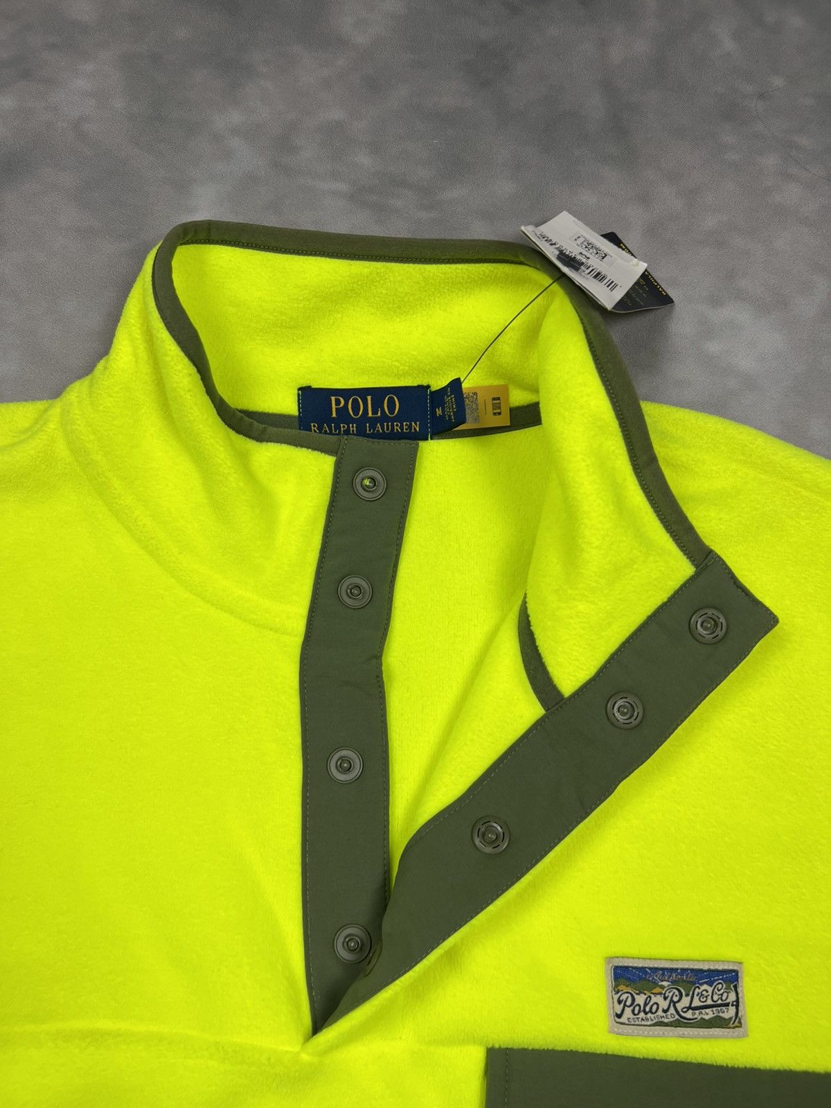 Polo Ralph Lauren NWT Polo Ralph Lauren Voyager Fleece Pullover Safety Yello M Size US M / EU 48-50 / 2 - 5 Thumbnail