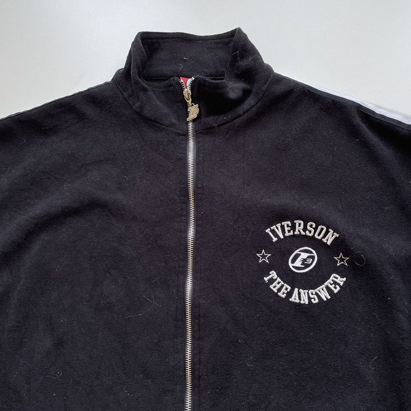 Reebok Vintage Reebok Iverson The Answer Sweater Jacket Small Black Size US L / EU 52-54 / 3 - 4 Thumbnail