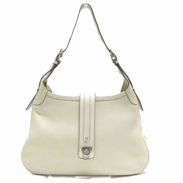 Salvatore Ferragamo Salvatore Ferragamo Salvatore Ferragamo Gancini Leather Shoulder Bag Leather Shoulder Bag AU21/6322 Size ONE SIZE - 1 Thumbnail