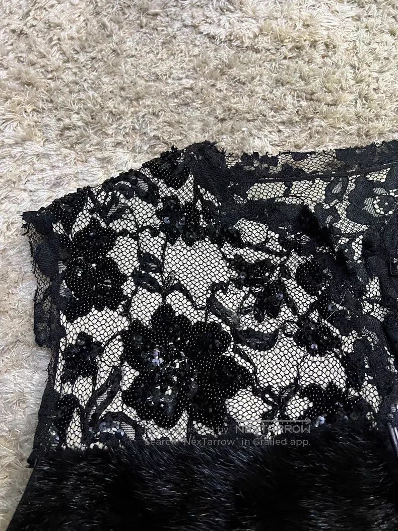 Valentino Valentino Nailed beaded mink vest Size S / US 4 / IT 40 - 4 Thumbnail