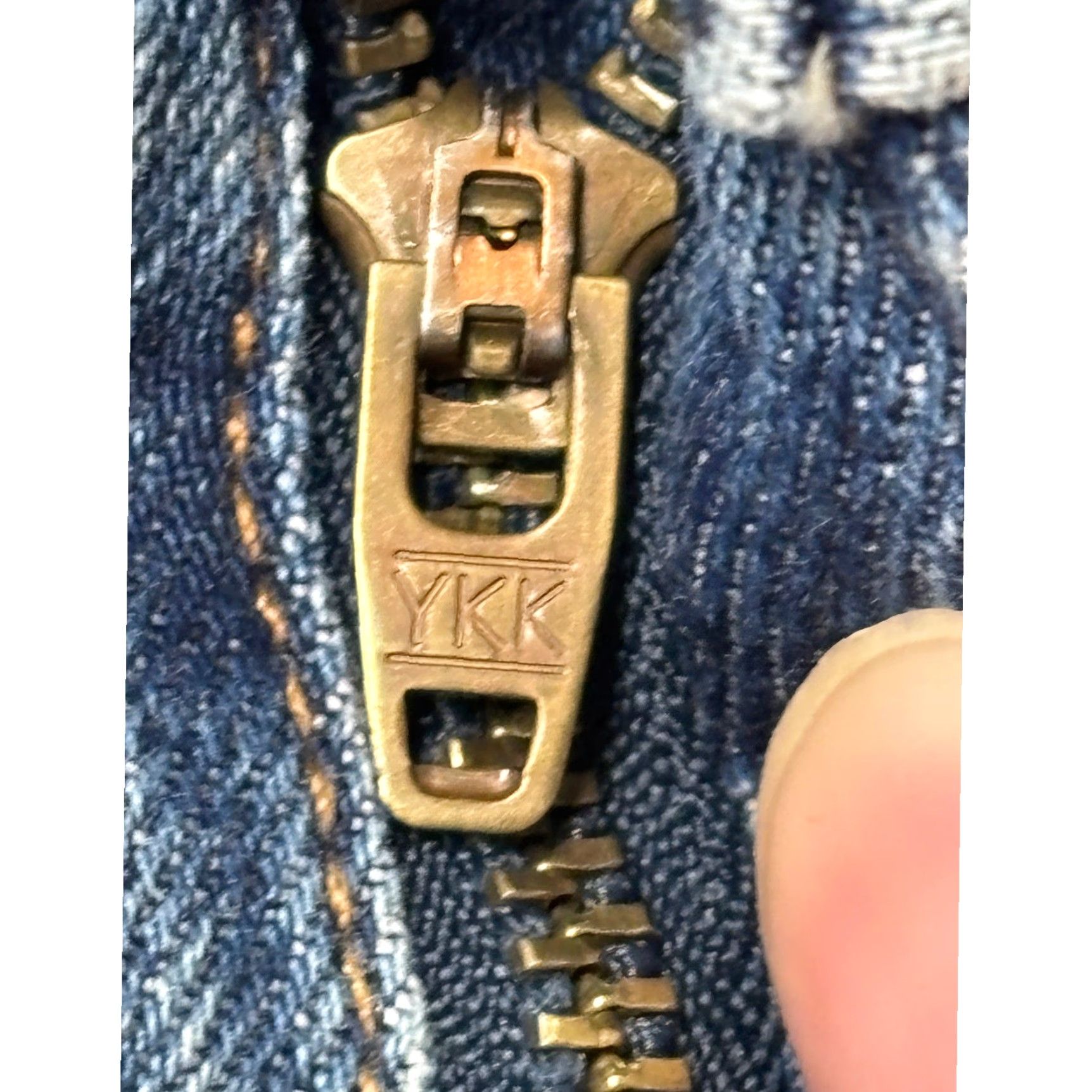 Madewell Madewell Jeans Mens Kaihara Denim Straight Leg Distressed 31 W 31x32 Blue Medium Cotton 5-Pocket Button Zip Modern Casual Mens Size US 31 - 3 Thumbnail