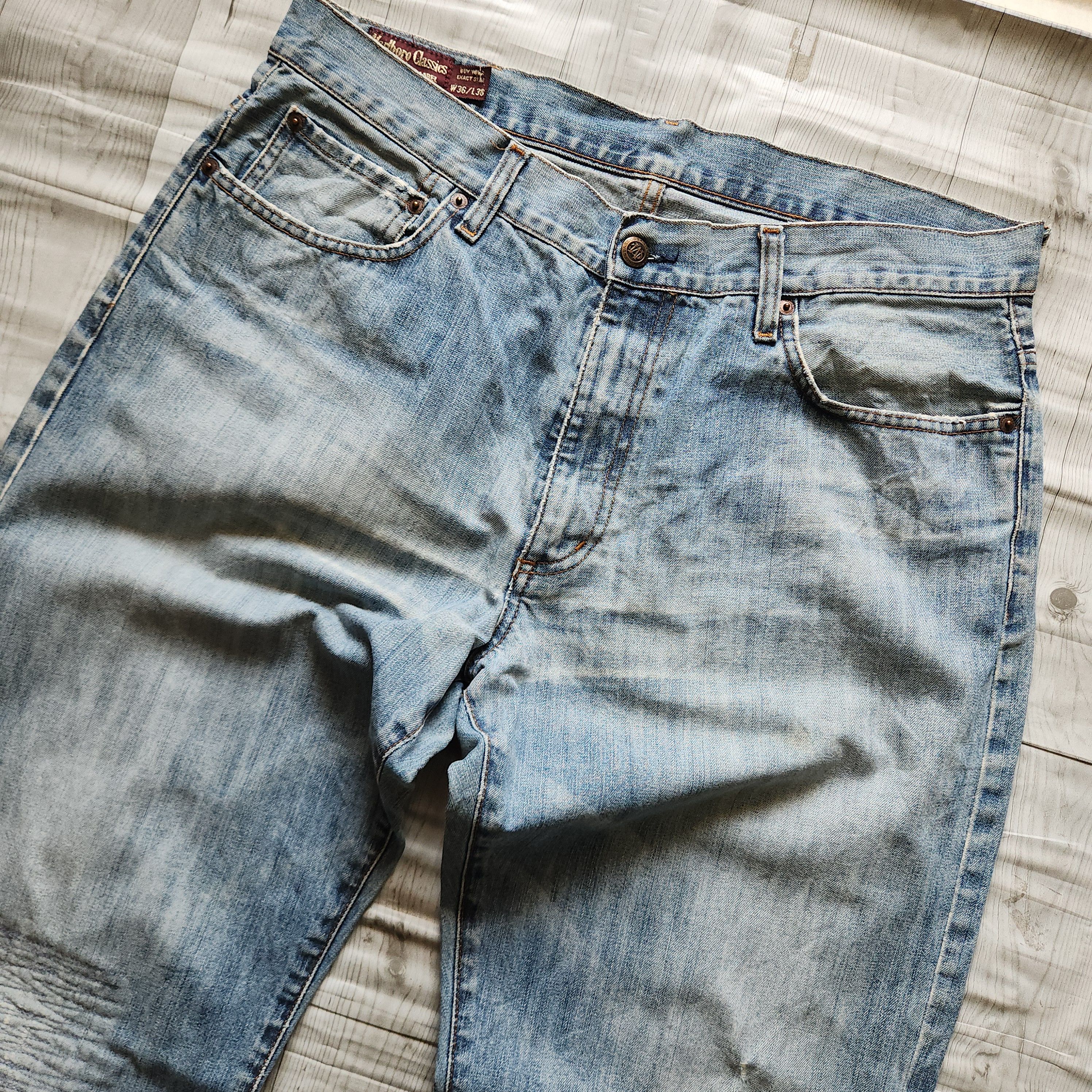 Marlboro Vintage 1980s Marlboro Classics Denim Jeans Size US 36 / EU 52 - 3 Thumbnail