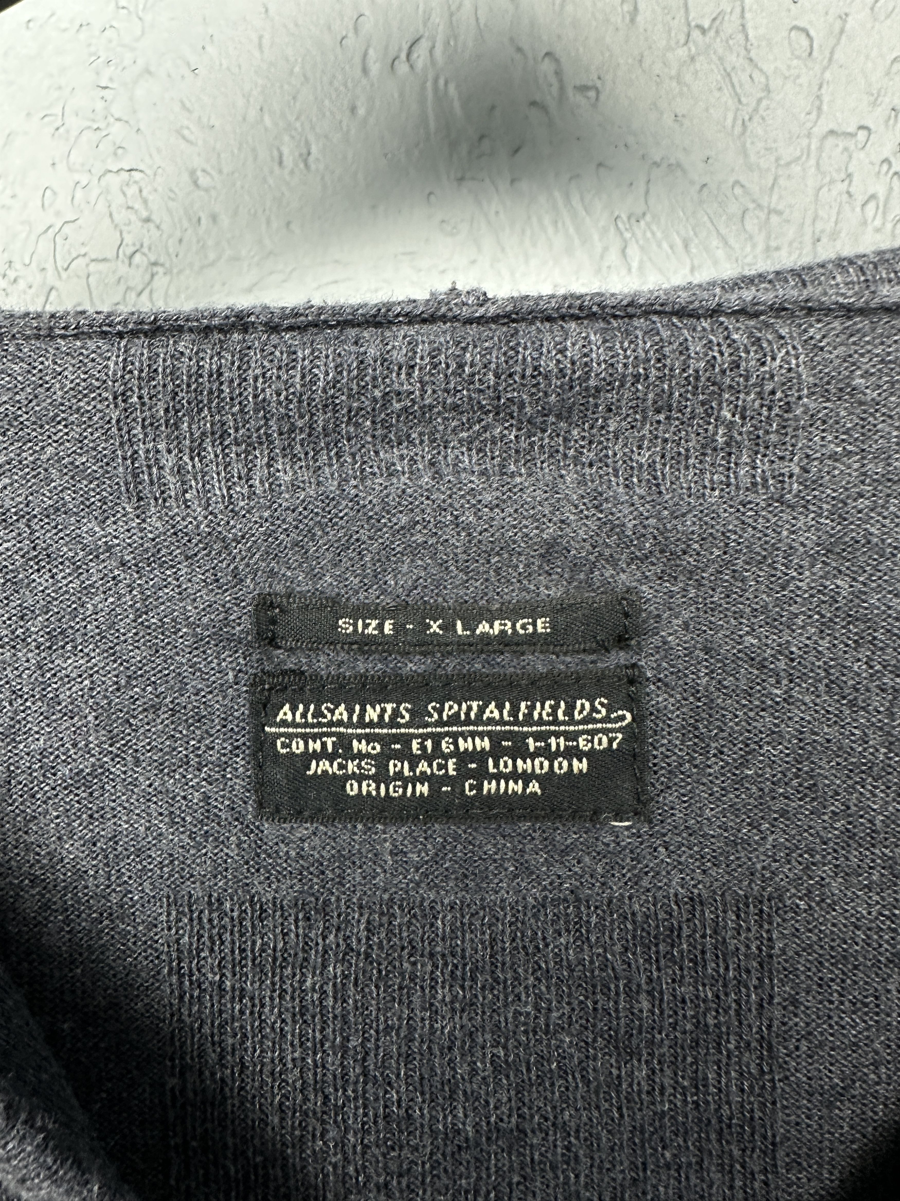 Allsaints × Vintage Allsaints Vintage Mens Devise Zip Hoodie Size US XL / EU 56 / 4 - 4 Thumbnail