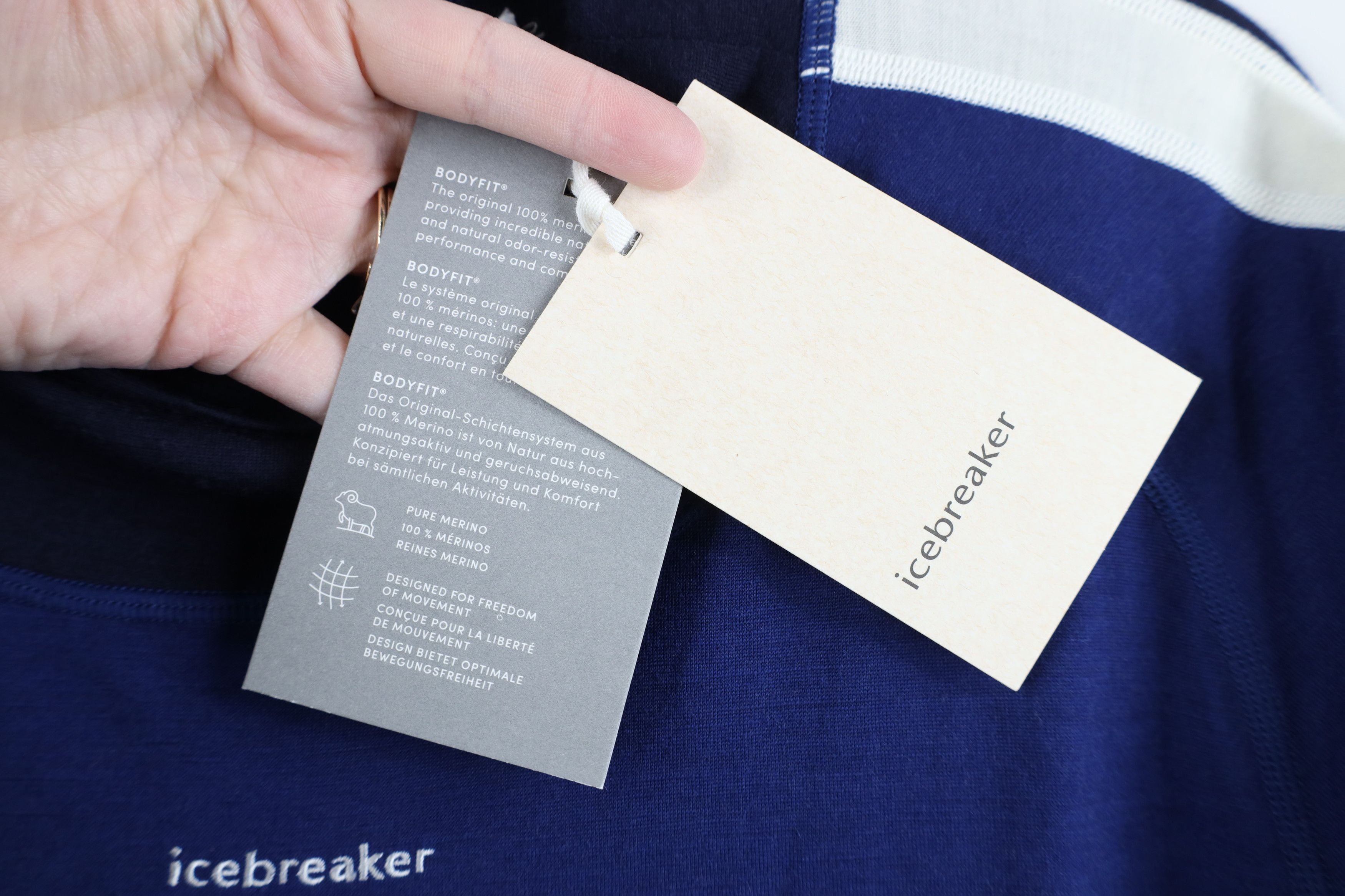 Icebreaker × Vintage New Icebreaker Wool Sonebula Long Sleeve Crewneck Shirt Blue Size US XL / EU 56 / 4 - 6 Thumbnail
