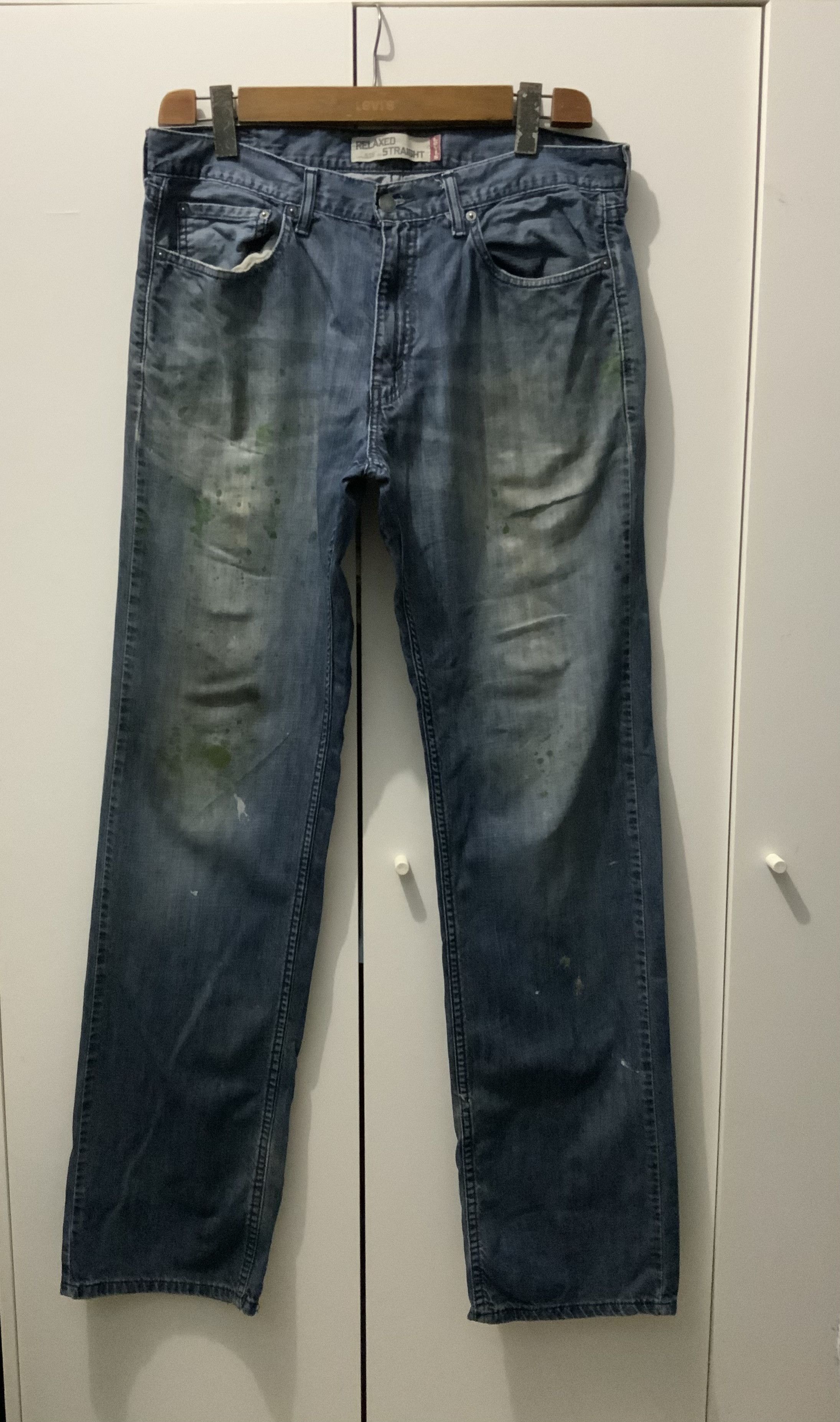 Levi's Levi’s Relaxed 559 Straight Painted Avant Garde Jeans Size US 34 / EU 50 - 1 Thumbnail