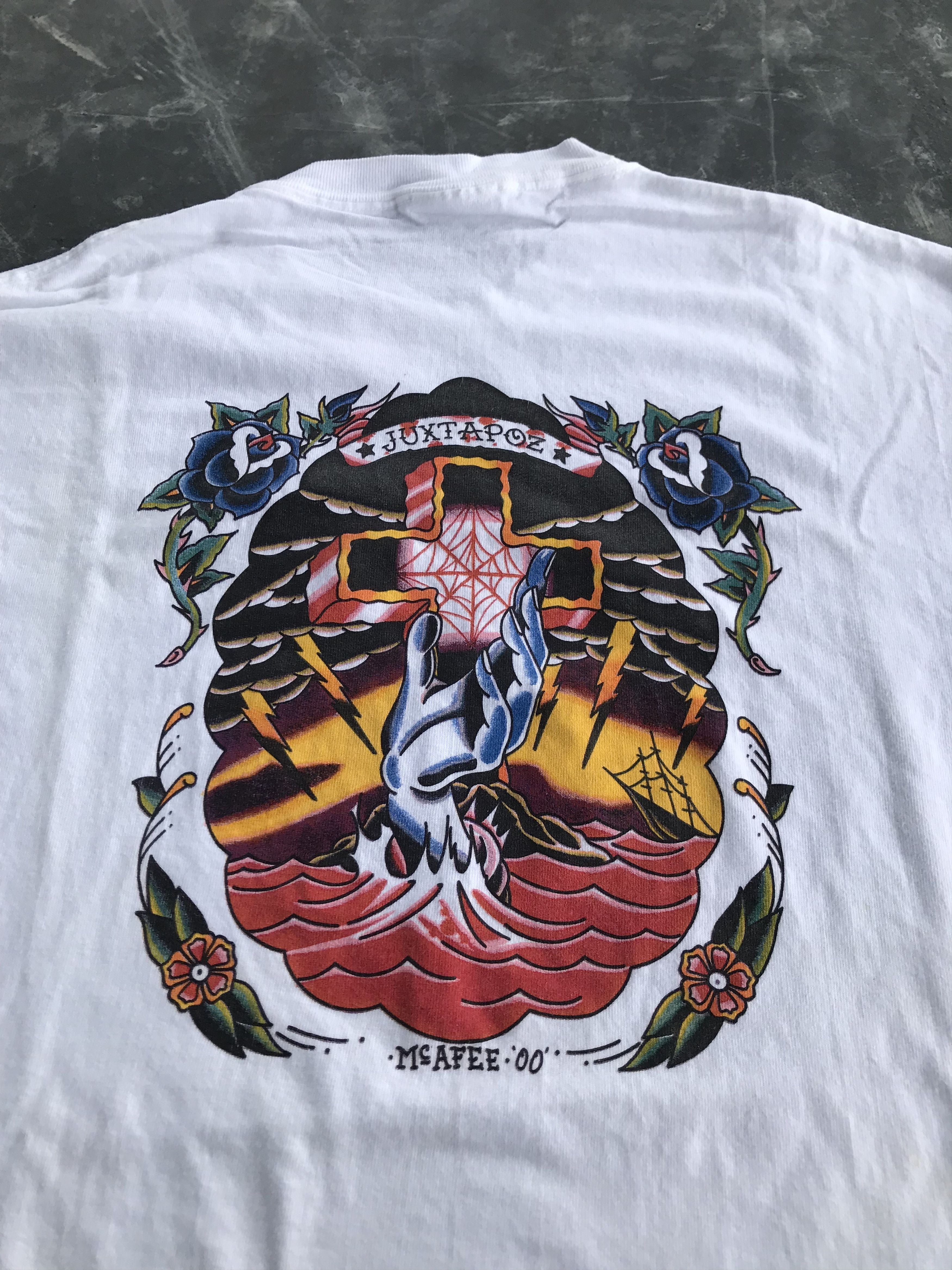 Hanes Vintage Y2k Hanez Juxtapoz Art Magazine Tee Size US M / EU 48-50 / 2 - 7 Thumbnail