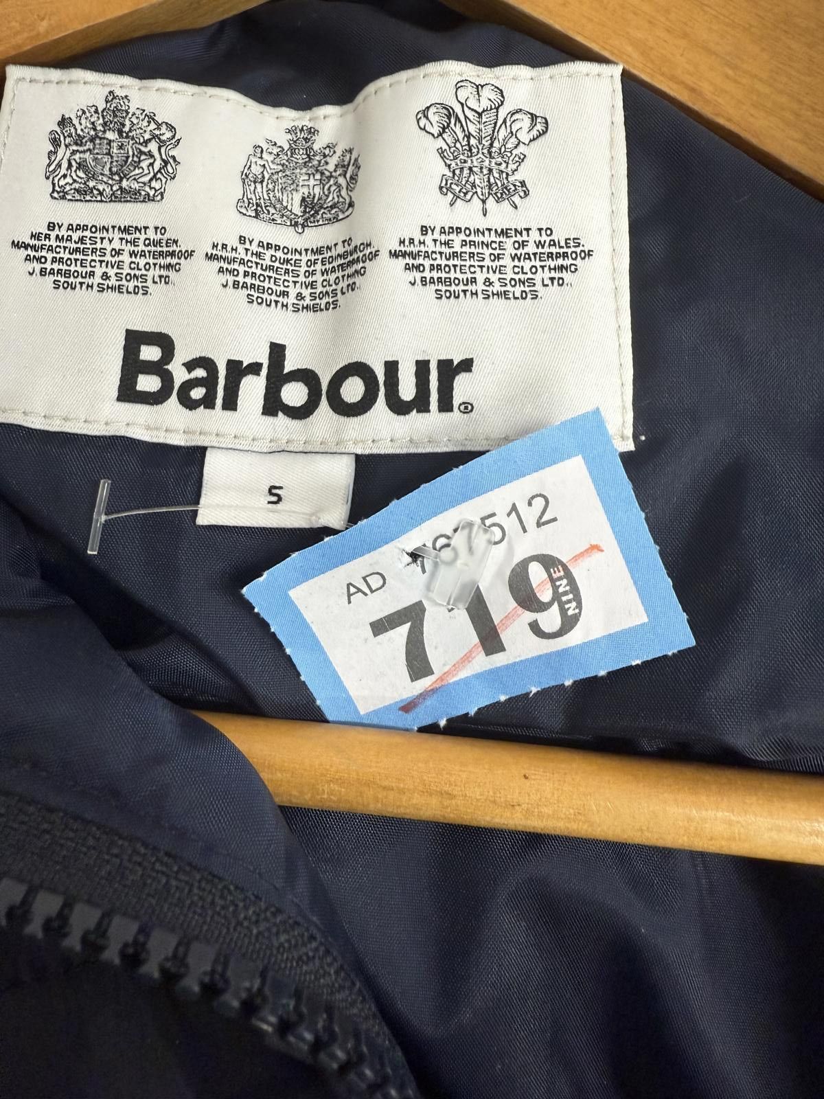 Barbour Barbour Quilted Jacket Size 5 Navy and Blue Size US S / EU 44-46 / 1 - 2 Thumbnail