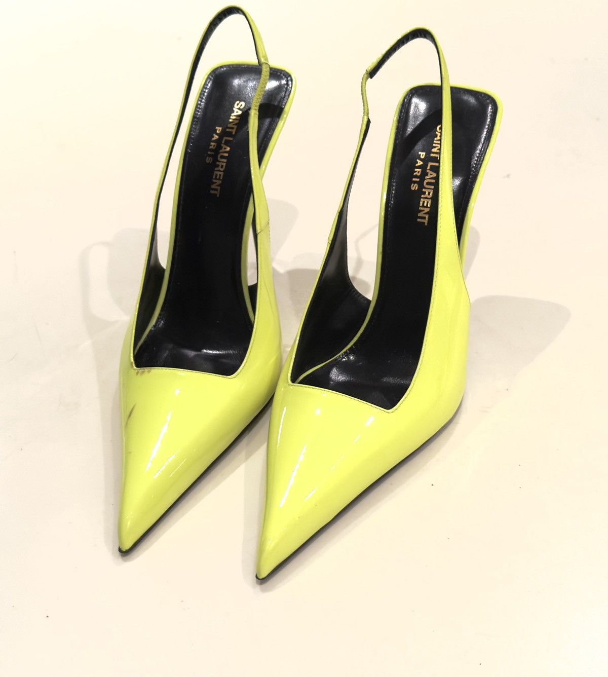 Saint Laurent Paris SAINT LAURENT - Vesper Patent Heels size 38.5 - brand new ! Size US 7.5 / IT 37.5 - 1 Thumbnail