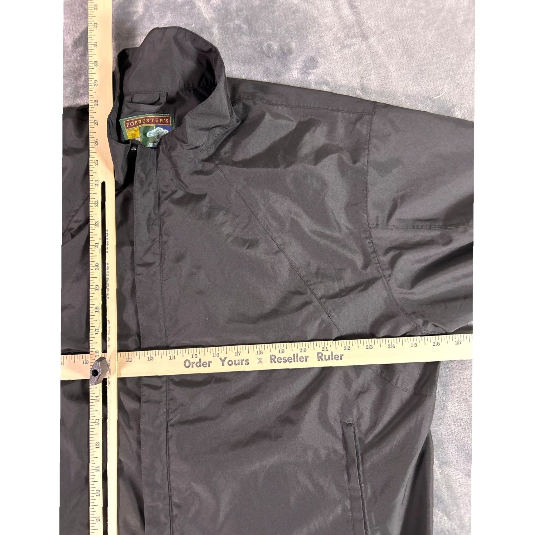 Vintage VINTAGE Forrester's Windbreaker Jacket Mens XL Black Full Zip Lightweight Outdoor Casual Size US XL / EU 56 / 4 - 4 Thumbnail