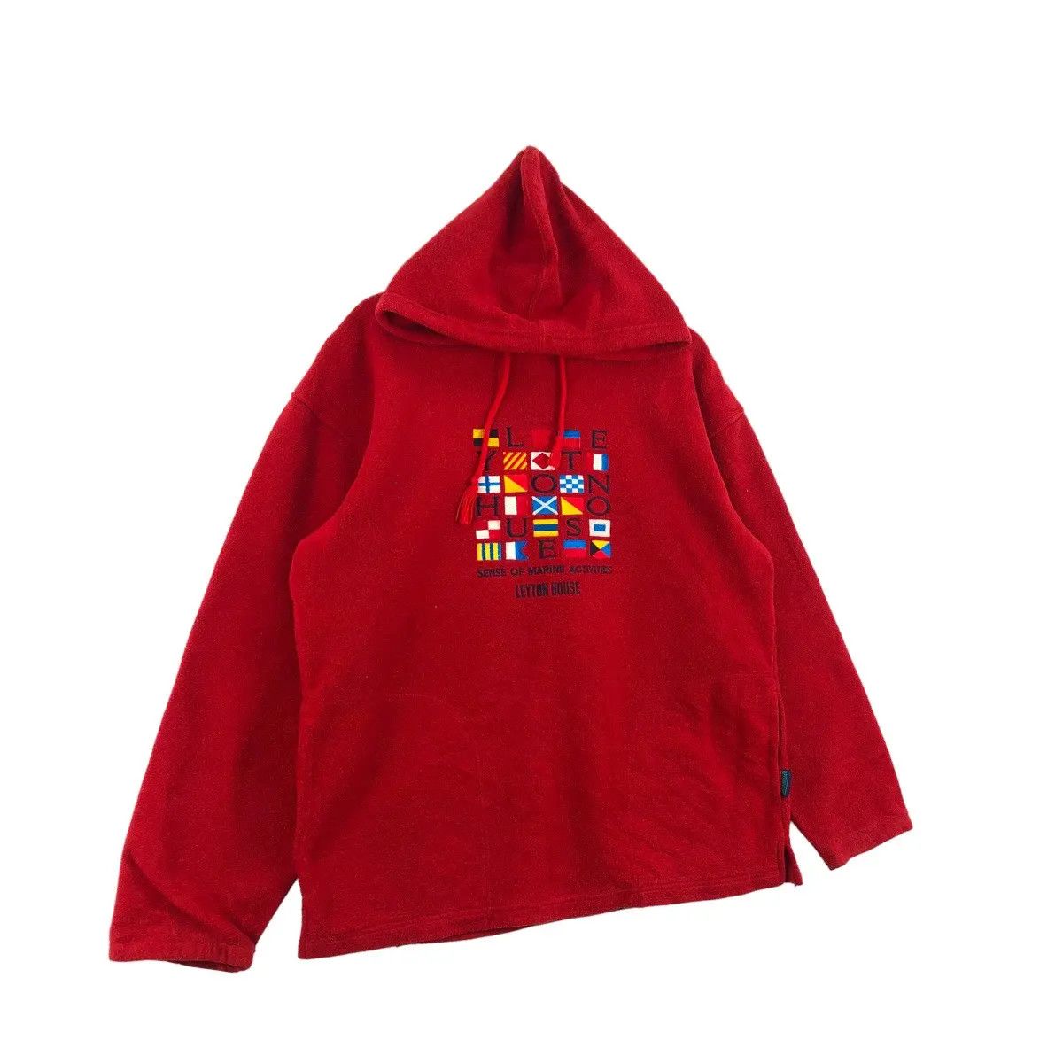 Vintage Vtg LEYTON HOUSE MARINE Collection Sailing Gear Hoodie Size US L / EU 52-54 / 3 - 2 Thumbnail