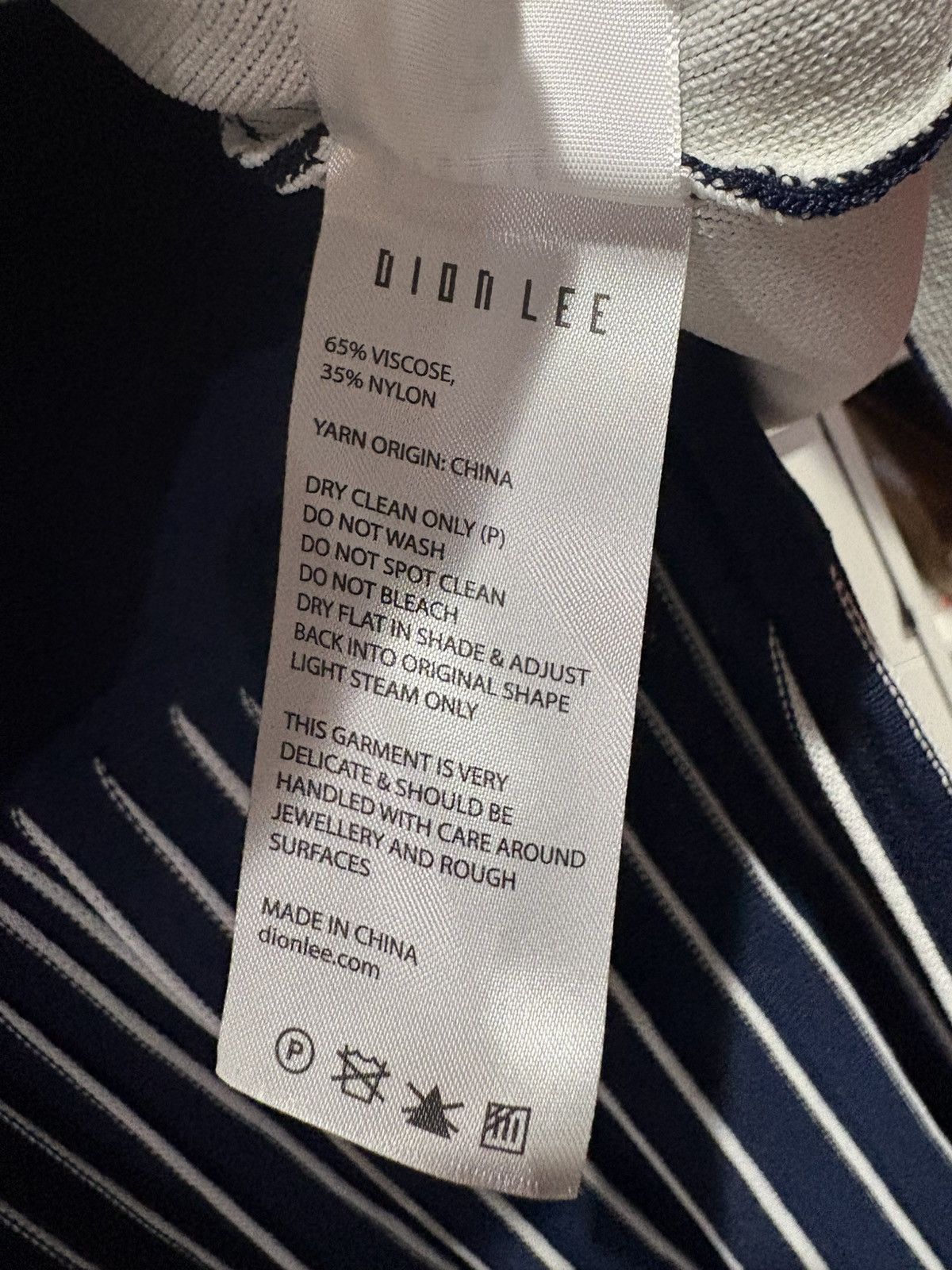 Dion Lee DION LEE Density Pleat Dress Blue White Size s Size S / US 4 / IT 40 - 4 Thumbnail