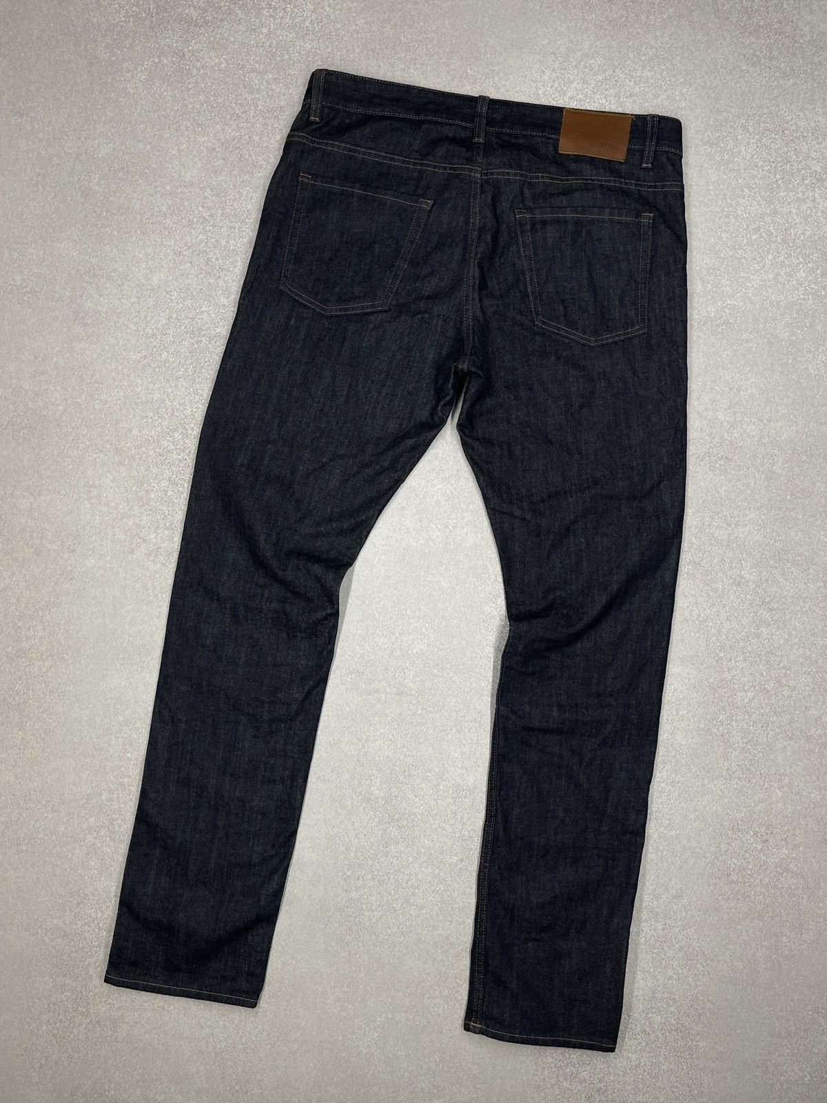 Mens Hugo Boss Delaware Denim Jeans Navy Size 34
