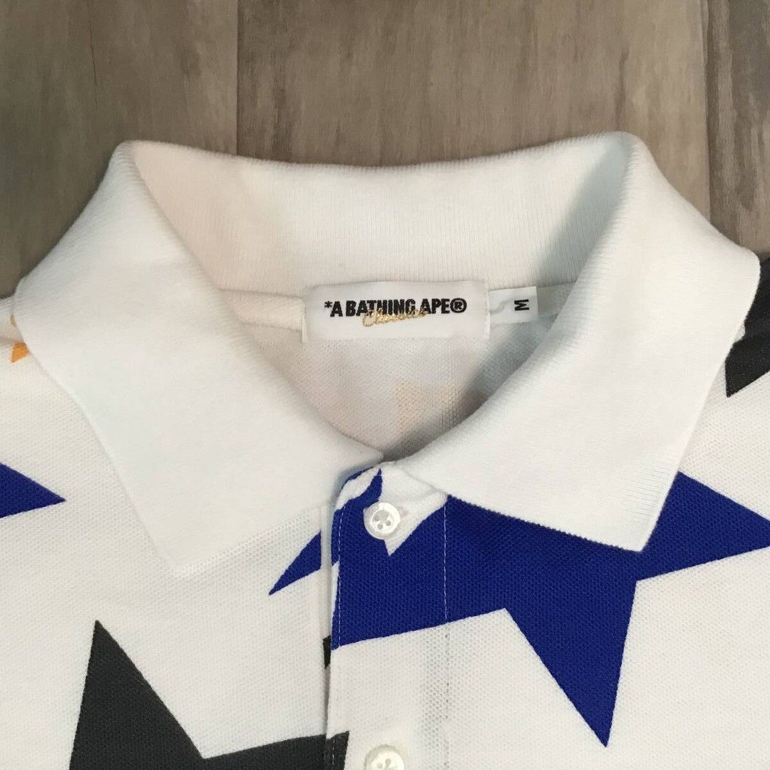 Bape 🔥Maebashi Store Color🔥 BAPE STA Polo Shirt APE STAR NIGO Size US M / EU 48-50 / 2 - 4 Thumbnail