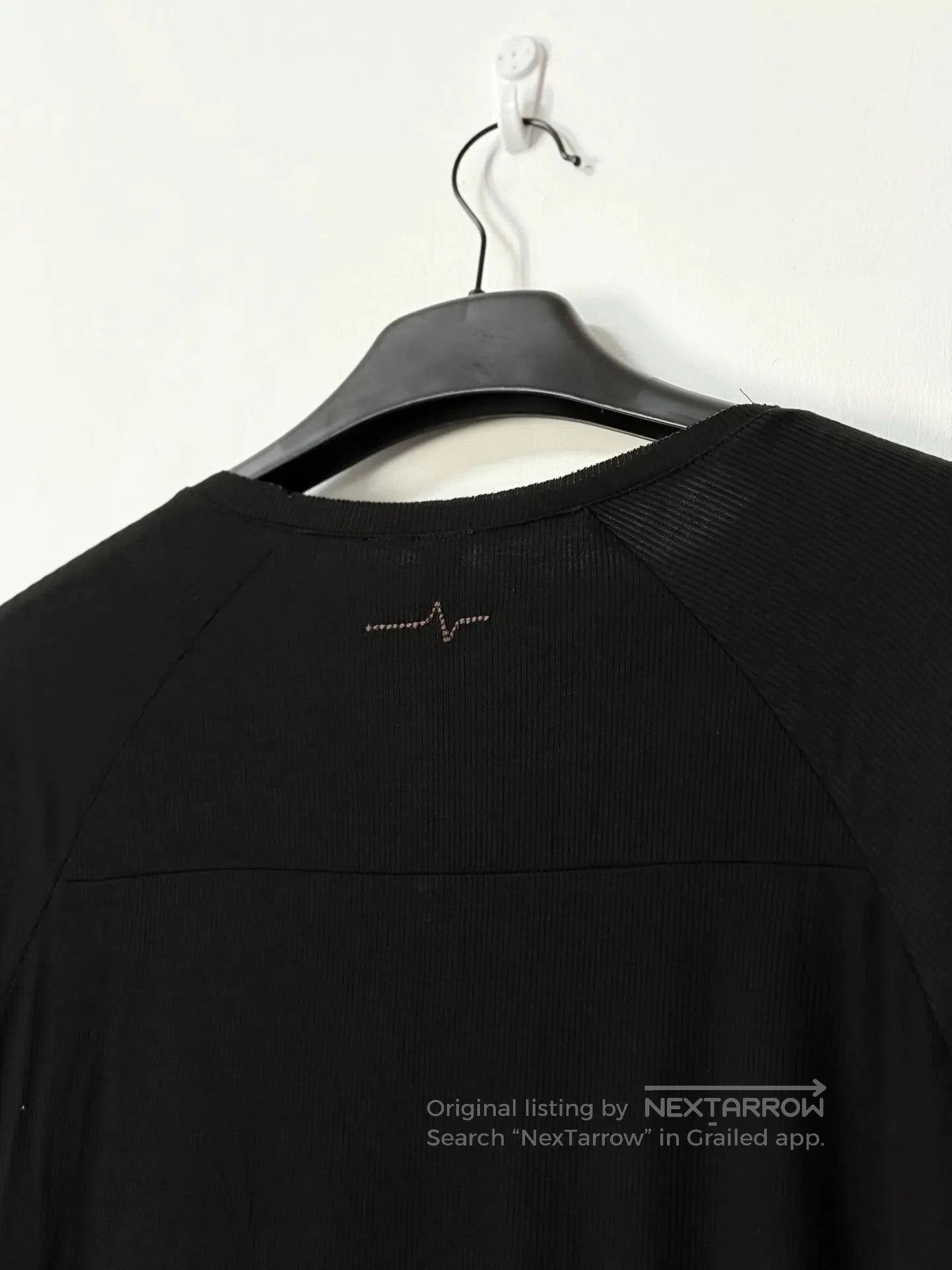 First Aid To The Injured Deconstructed Rib Knit Base Layer Top. Size M / US 6-8 / IT 42-44 - 4 Thumbnail